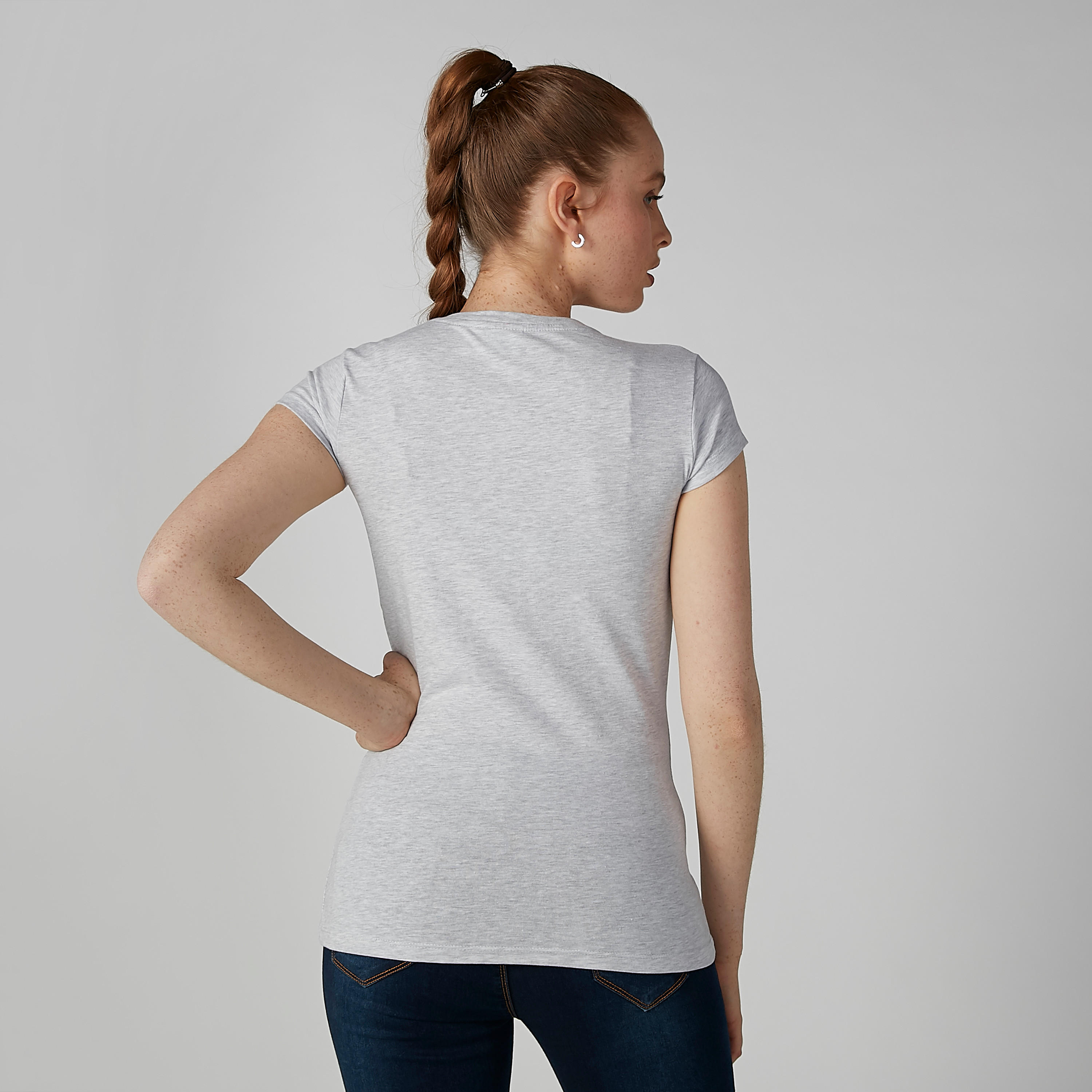 تيشيرت مستدام سكيني وأكمام كاب وطبعات -women-clothing-tshirts-image-3