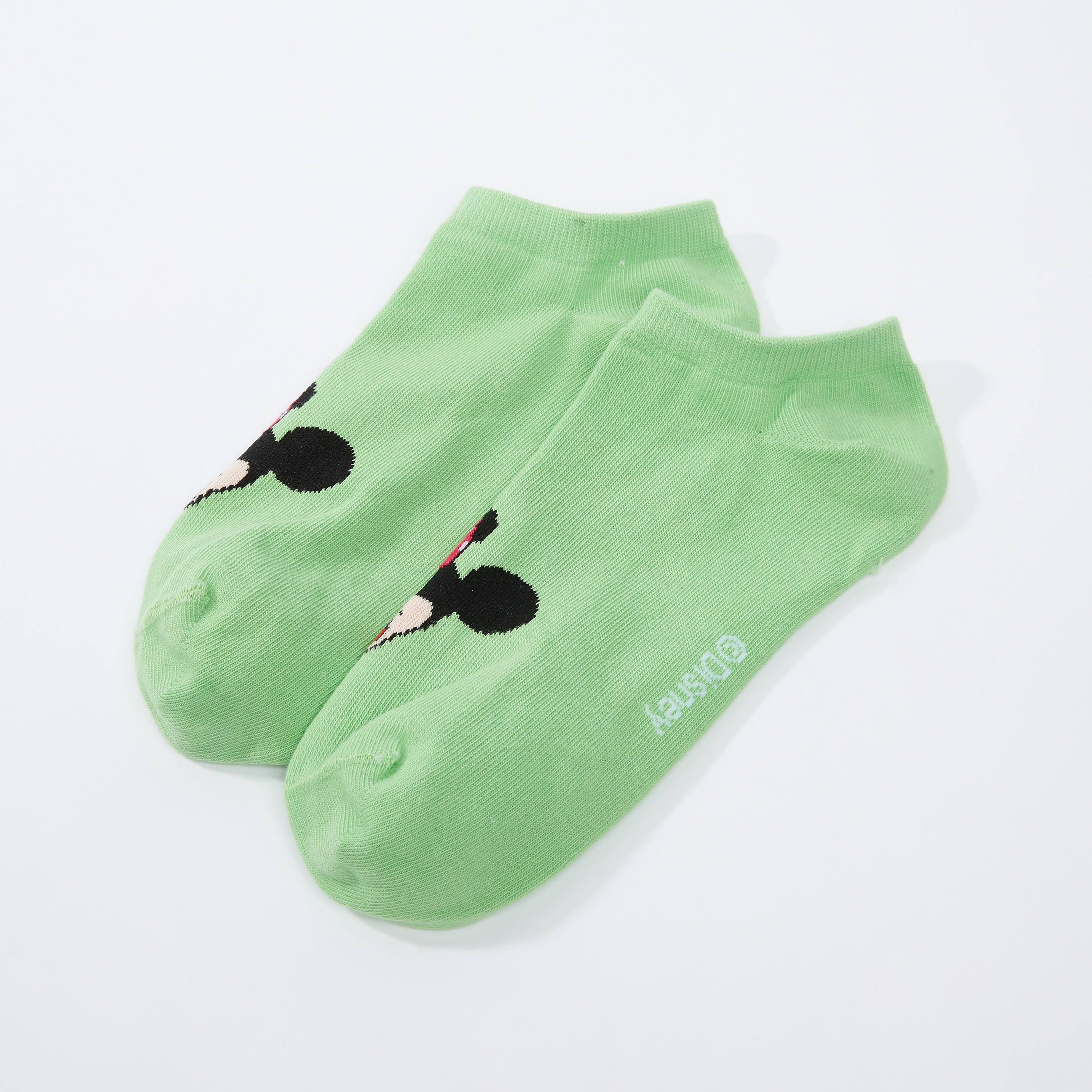 جوارب بملمس مضلّع بطول الكاحل بطبعات ميني ماوس-women-socksandstockings-image-1