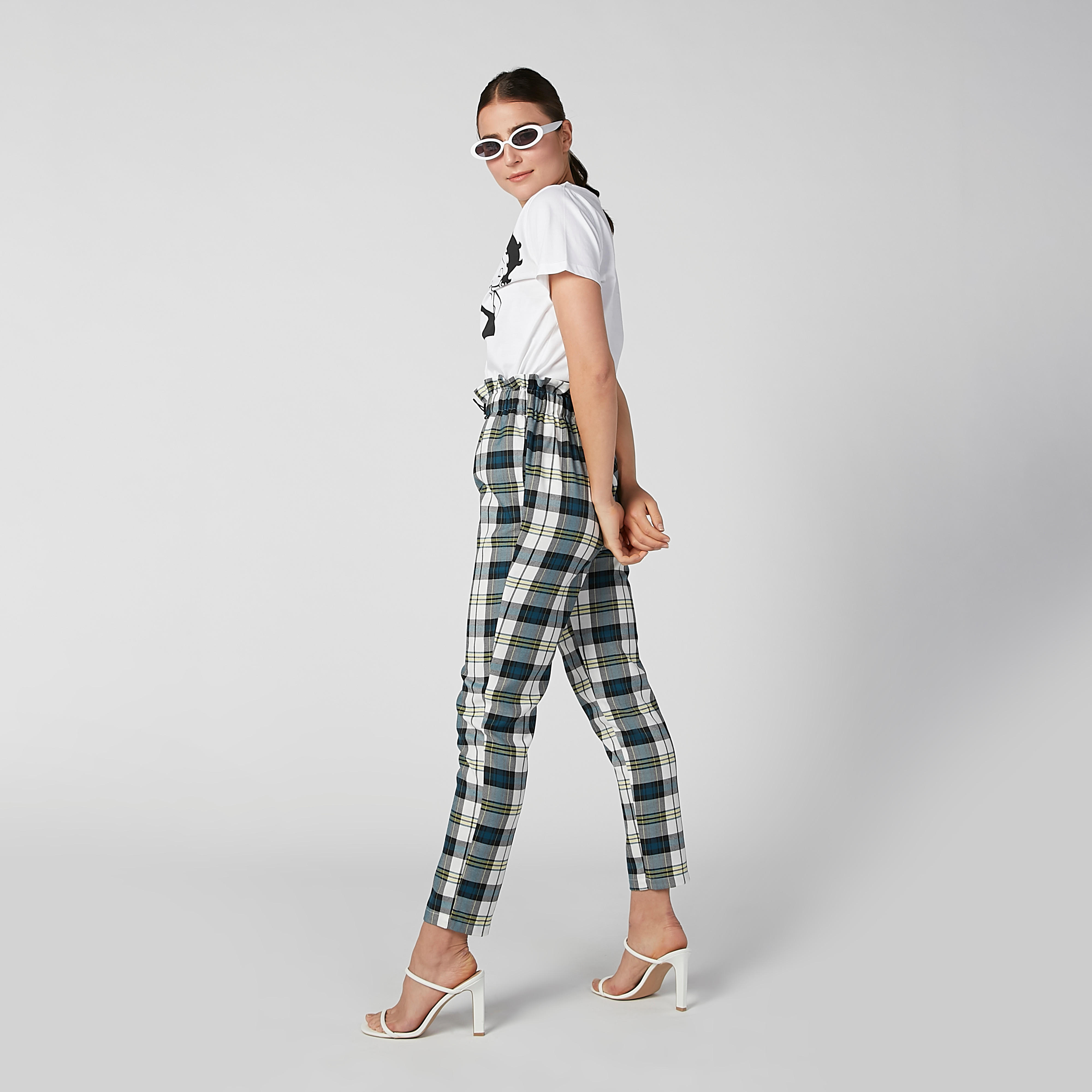 تيشيرت مستدام سليم بطبعات وياقة مستديرة -women-clothing-tshirts-image-4