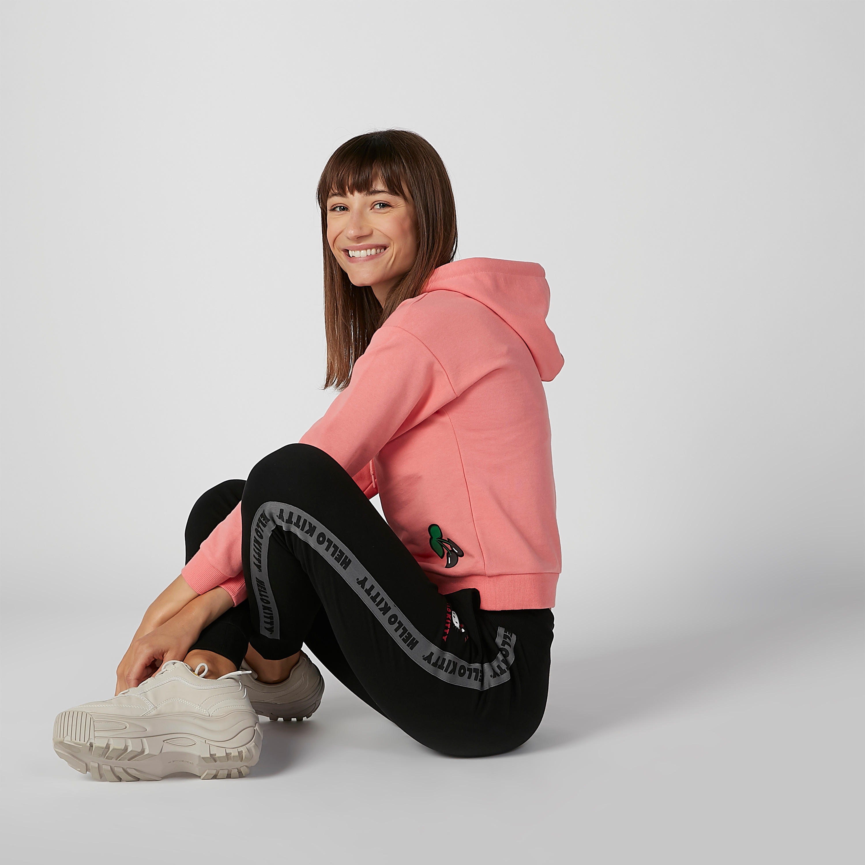 Slim Fit Hello Kitty Printed Jog Pants with Pockets-women-clothing-bottoms-joggers-image-2