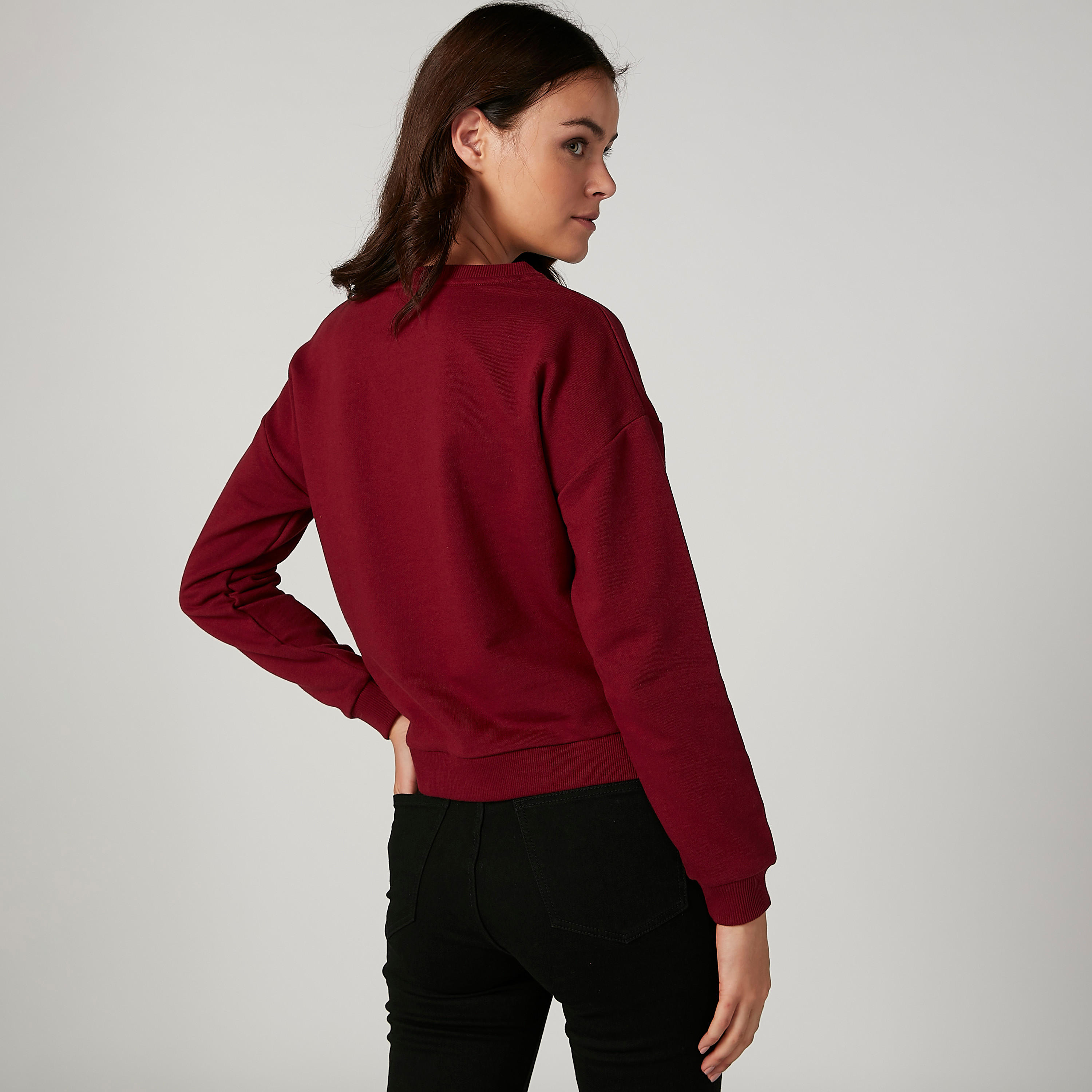 سويت شيرت بياقة مستديرة وأكمام طويلة وطبعات ميكي ماوس-women-winterwear-hoodiesandsweatshirts-sweatshirts-image-3