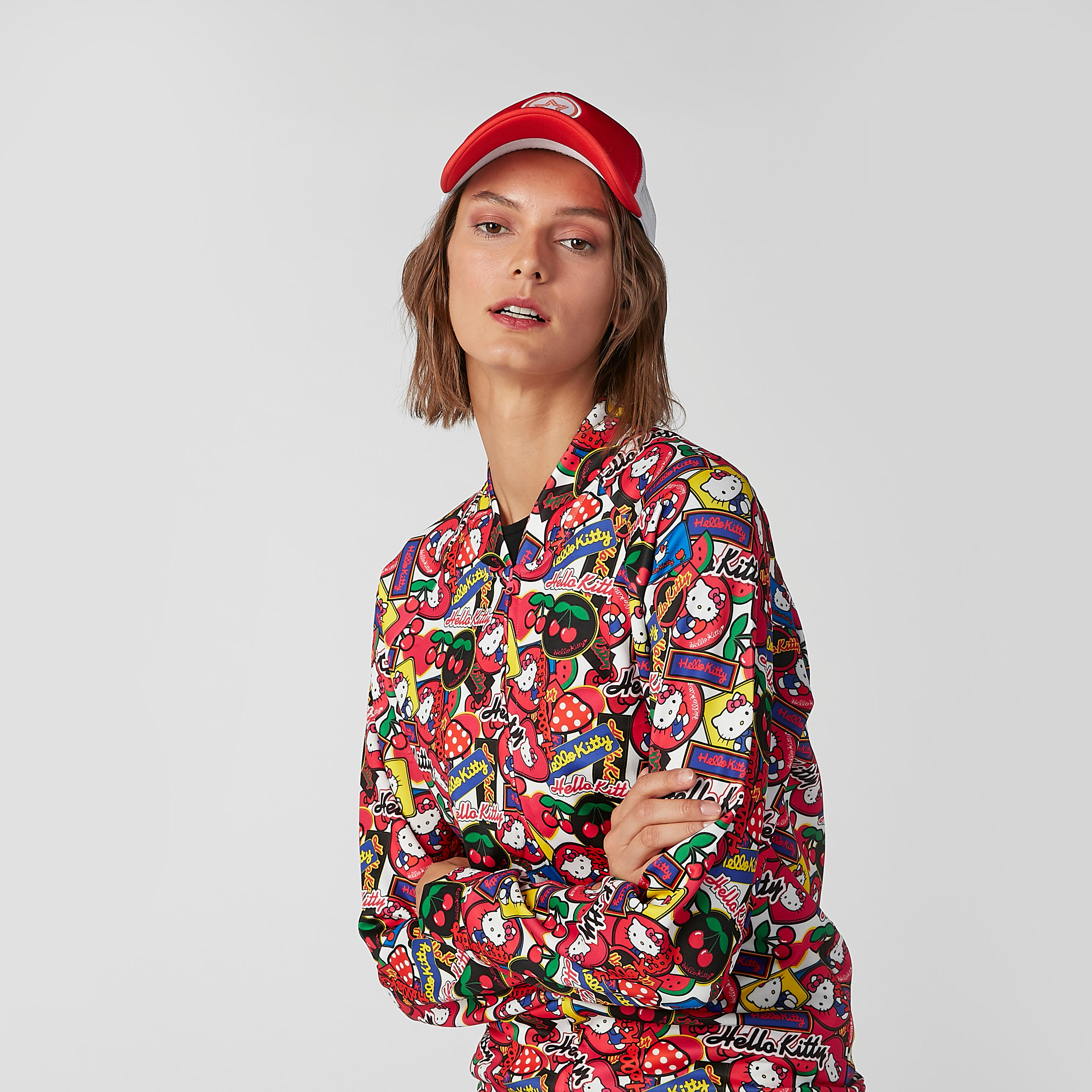 Hello Kitty Printed Bomber Jacket with Long Sleeves-women-winterwear-coatsandjackets-jackets-image-3