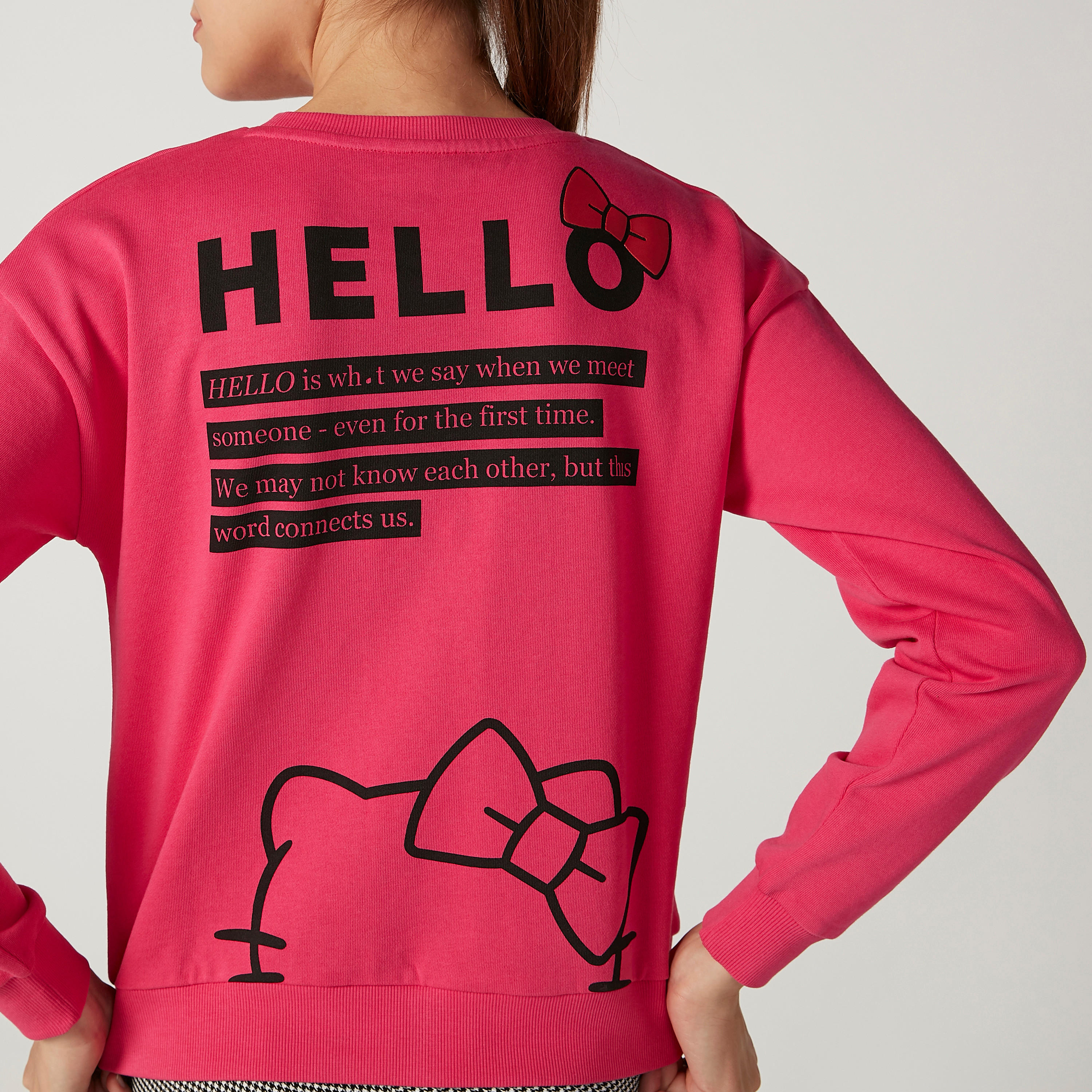 Hello Kitty Printed Sweatshirt with Round Neck and Long Sleeves-women-winterwear-hoodiesandsweatshirts-sweatshirts-image-3