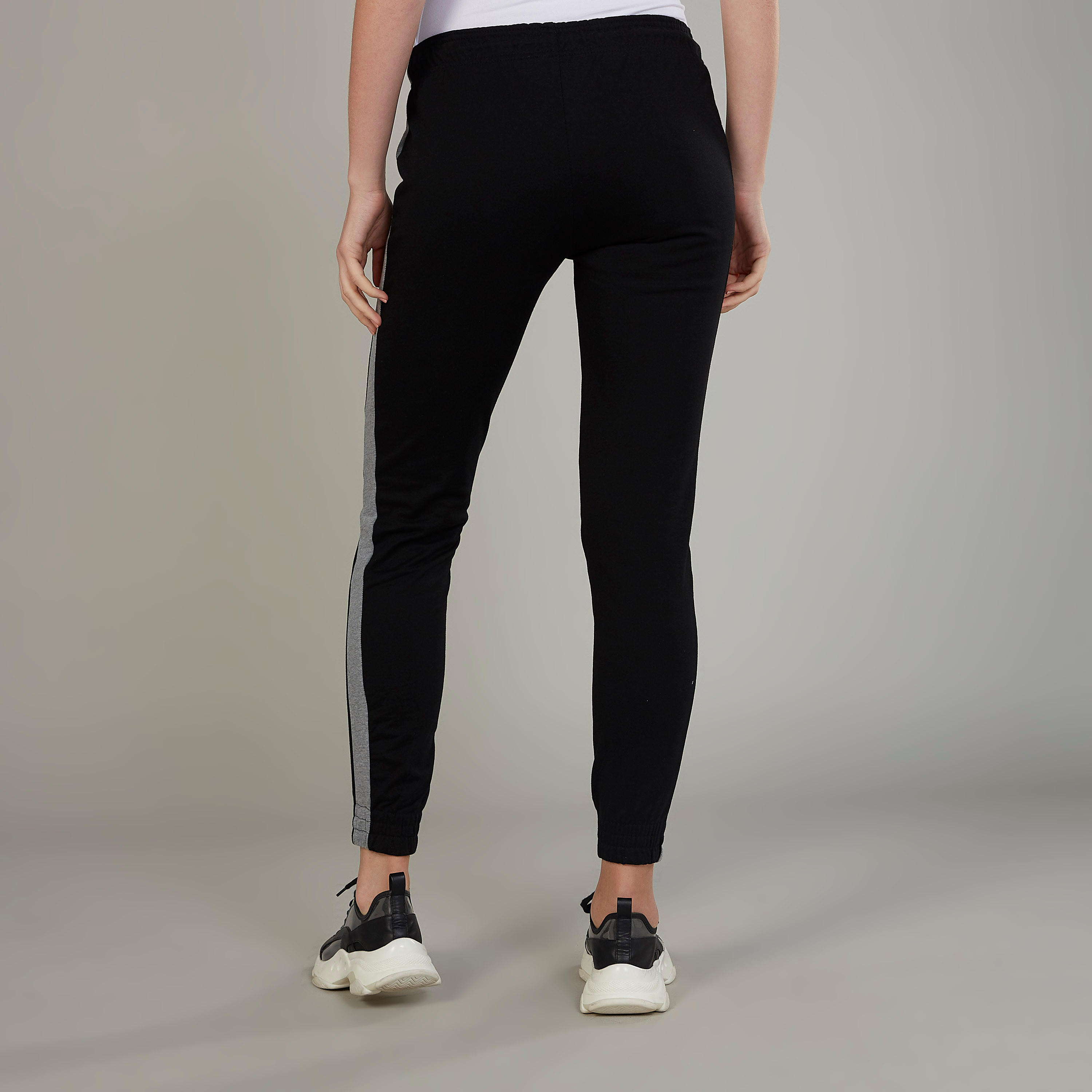 Slim Fit Full Length Mickey Mouse Printed Pants with Drawstring-women-clothing-bottoms-leggings-image-4