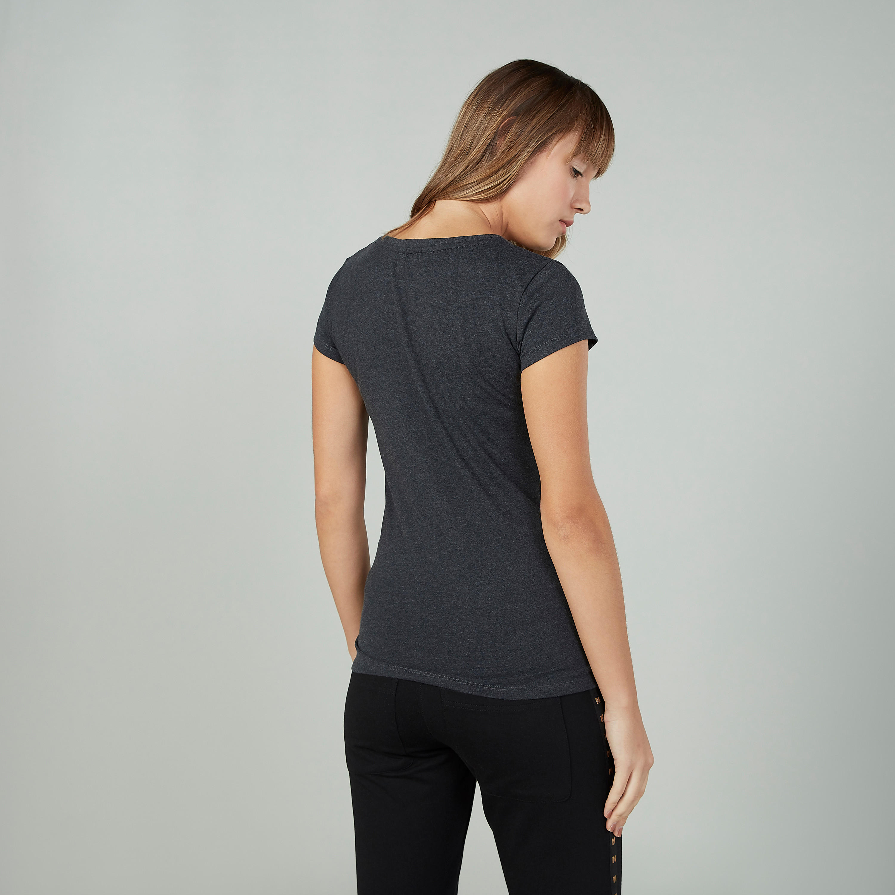 Sustainable Mickey Mouse Printed T-shirt with Round Neck-women-clothing-tshirts-image-3