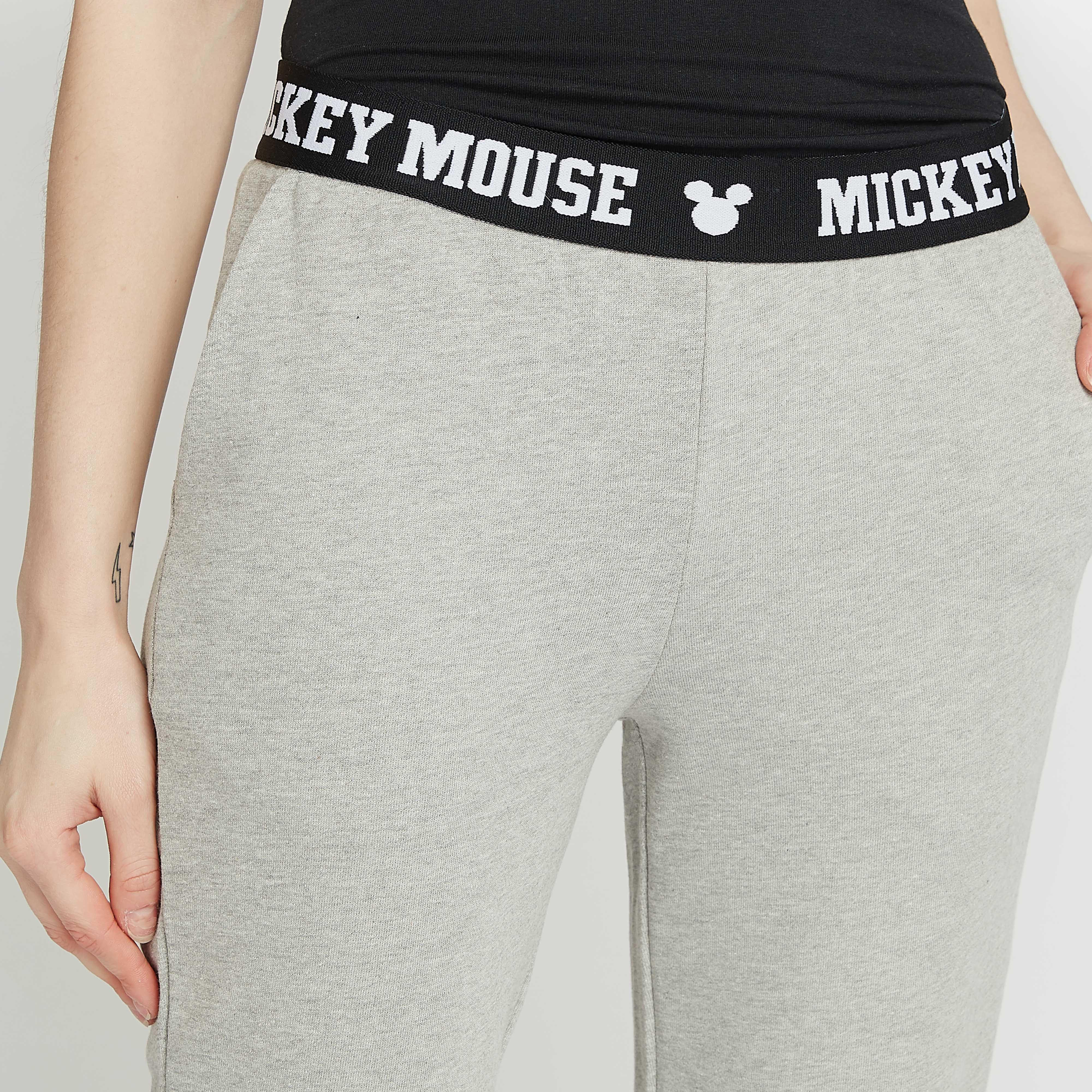 بنطلون رياضي بخصر مطّاطي وجيوب وطبعات ميكي ماوس-women-clothing-bottoms-joggers-image-3