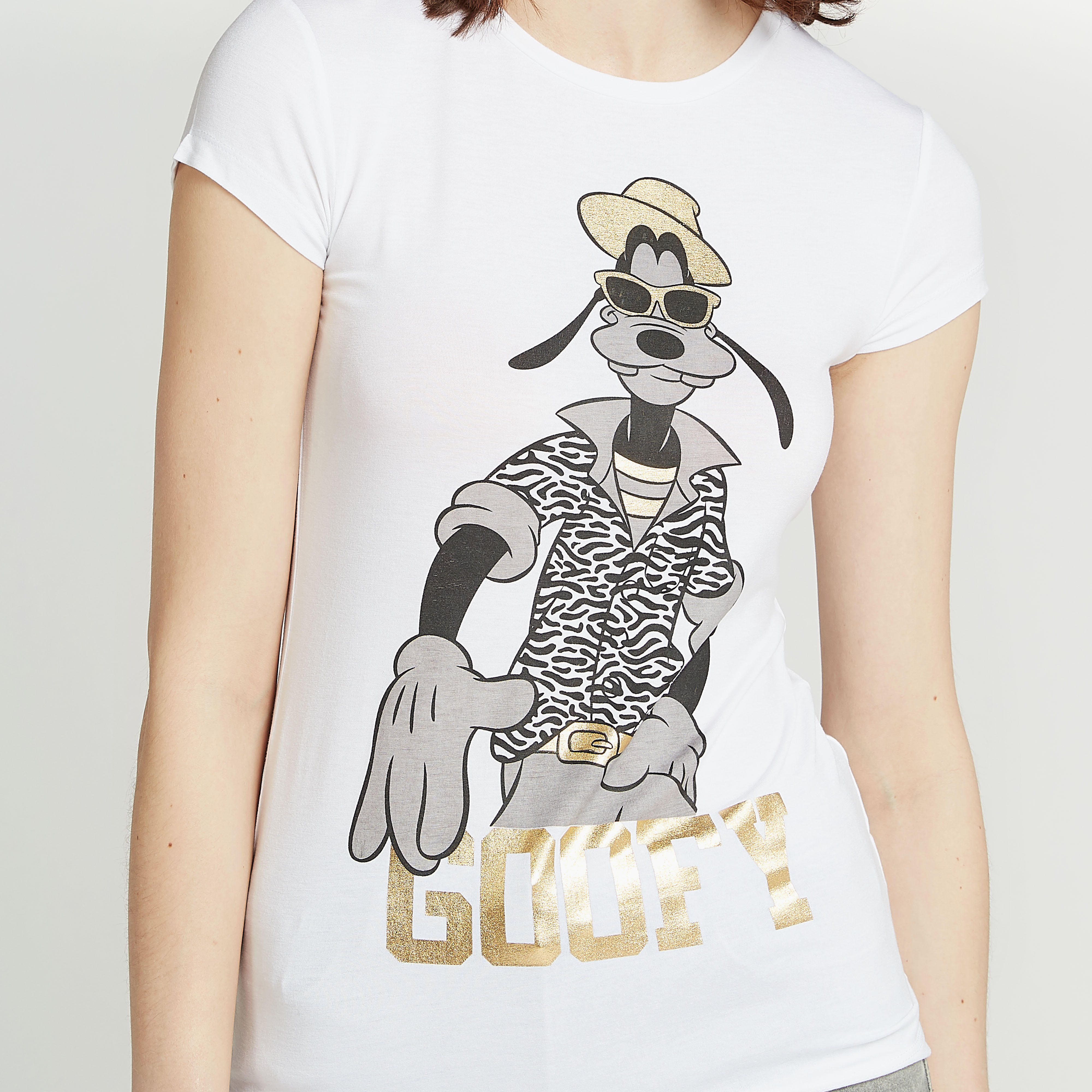 تيشيرت بياقة ضيّقة وأكمام كاب وطبعات جوفي-women-clothing-tshirts-image-3
