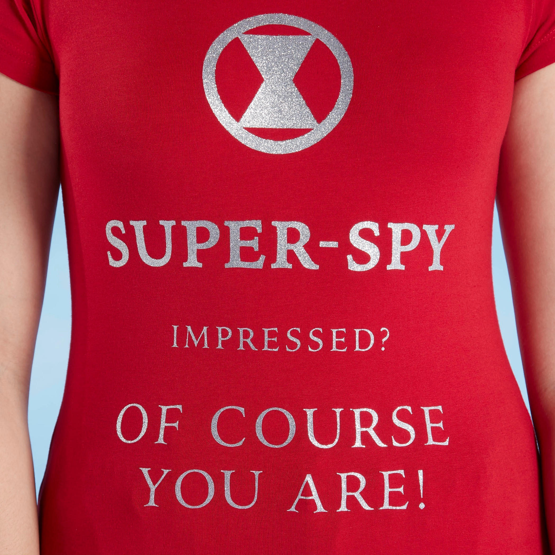 تيشيرت سكيني فيت بياقة ضيّقة وأكمام كاب وطبعات-women-clothing-tshirts-image-3