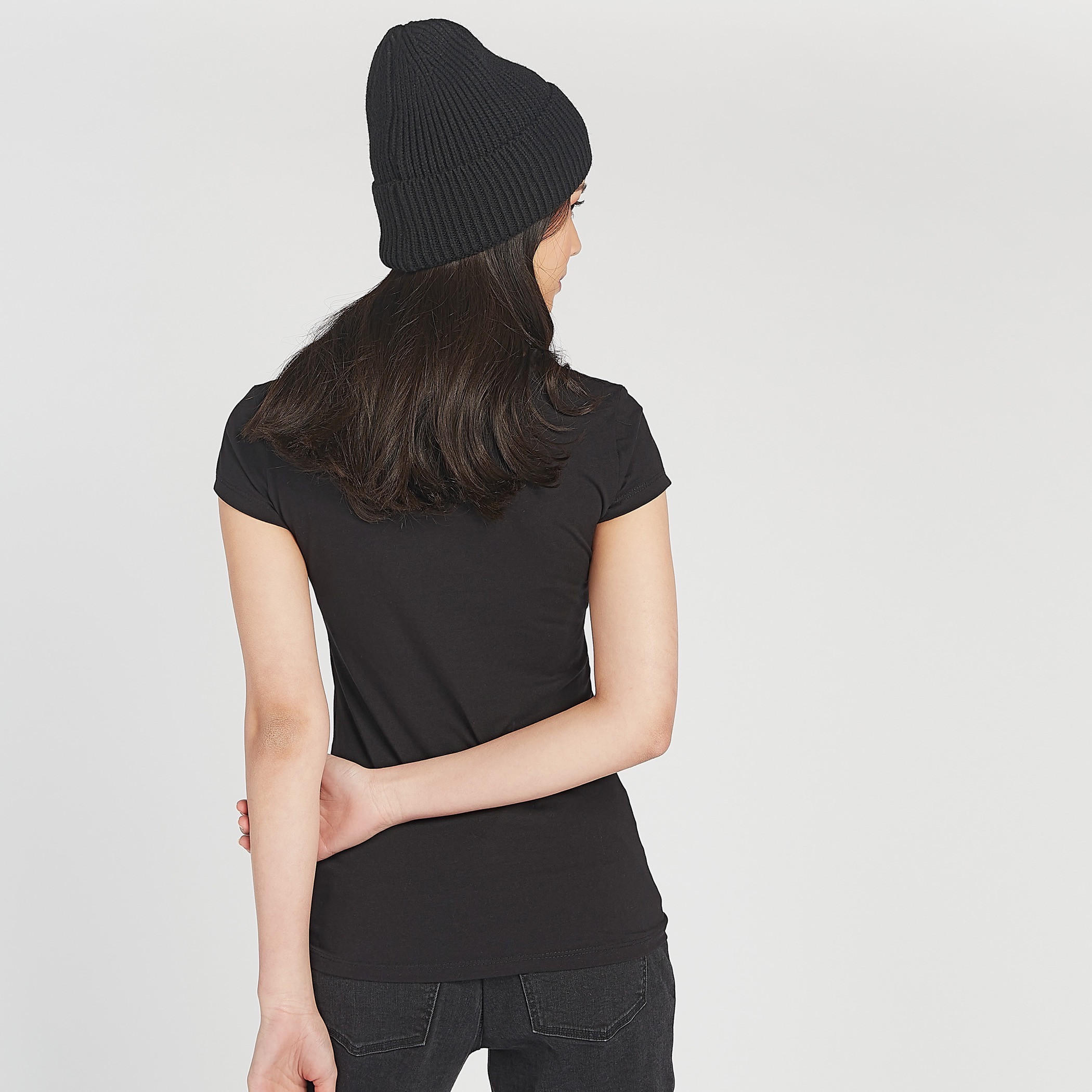 Skinny Fit Marvel Textured T-shirt with Crew Neck-women-clothing-tshirts-image-4
