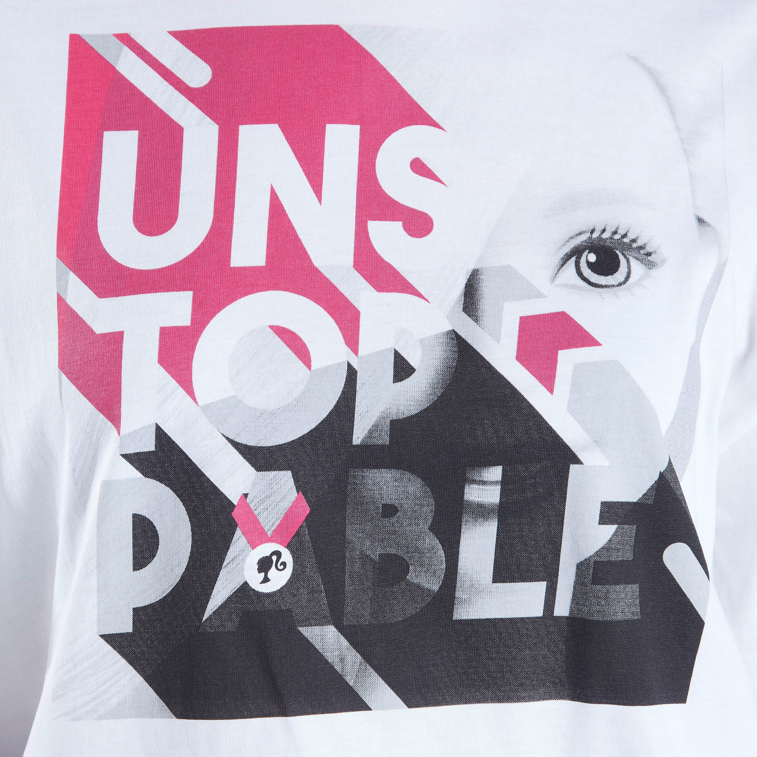 تيشيرت سكيني فيت بأكمام قصيرة وياقة ضيقة وطبعات جرافيك-women-clothing-tshirts-image-3