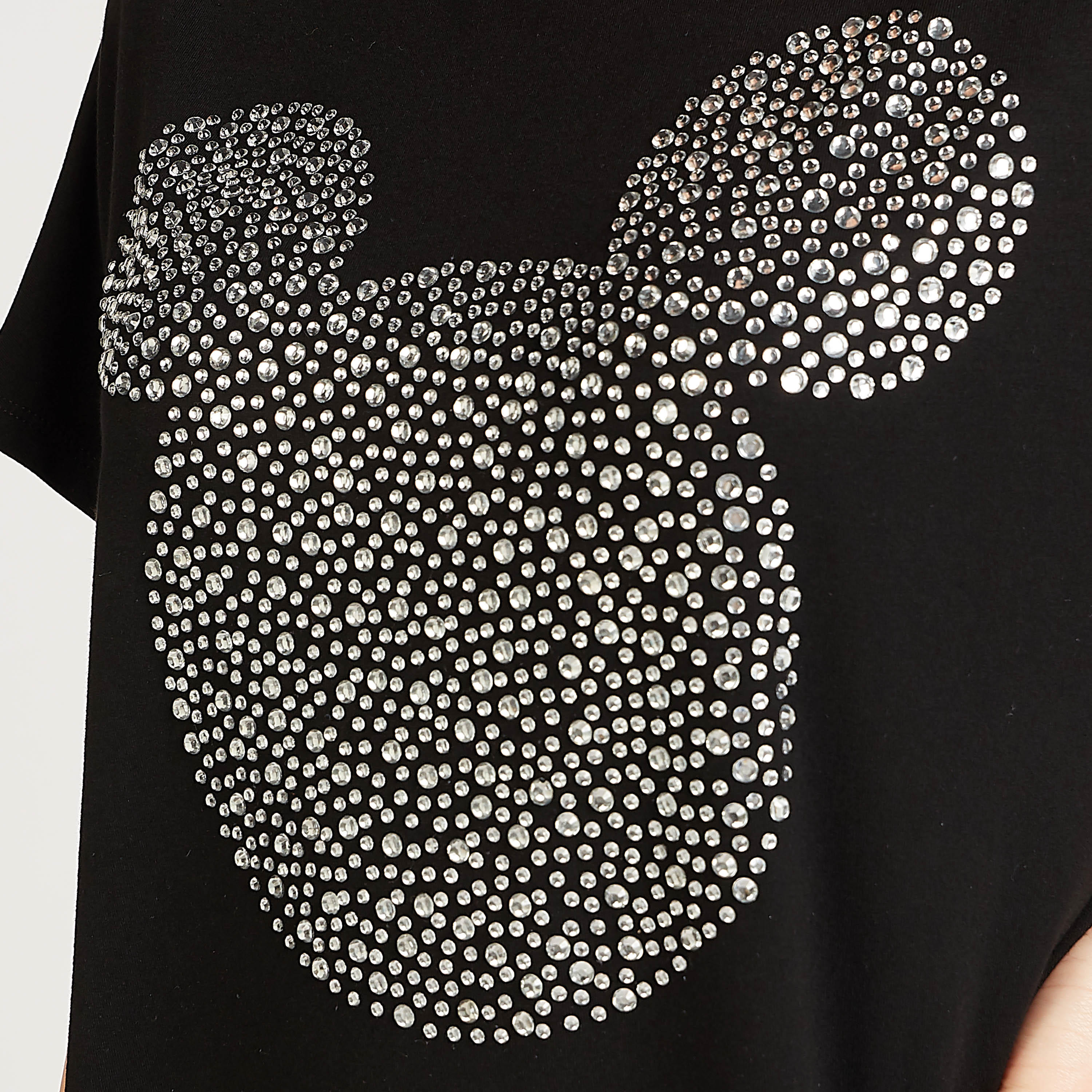 فستان تيشيرت بتزيينات ميكي ماوس وأكمام قصيرة-women-clothing-dresses-image-3