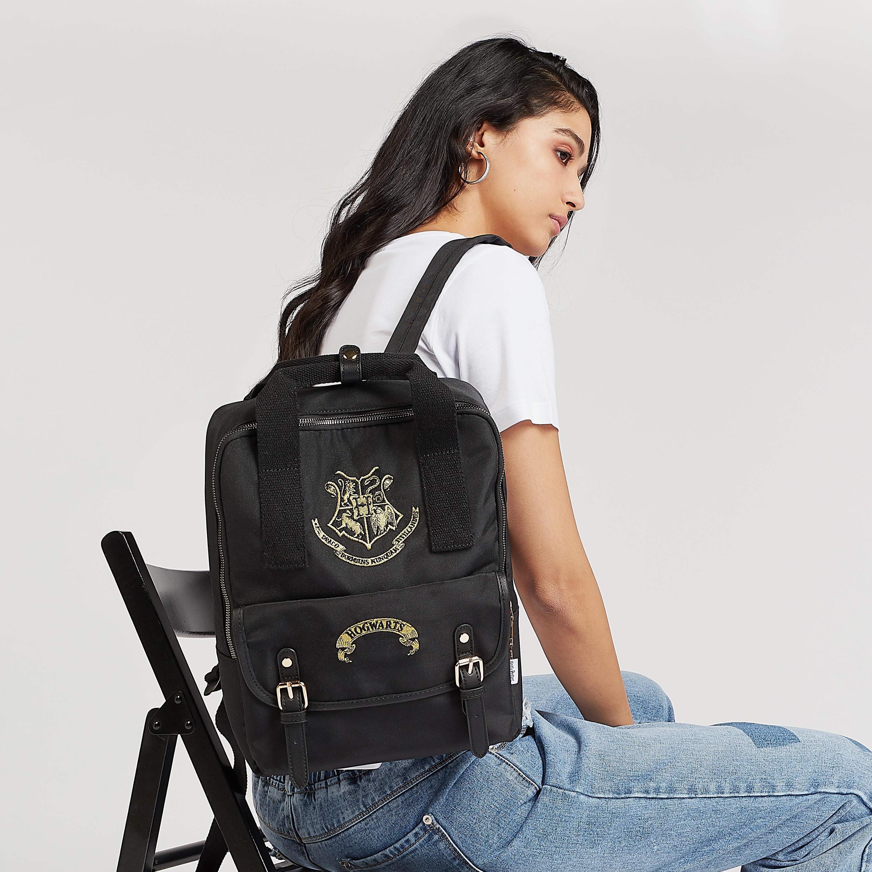 Harry Potter Embroidered Backpack with Adjustable Shoulder Straps-women-bagsandwallets-handbags-image-2
