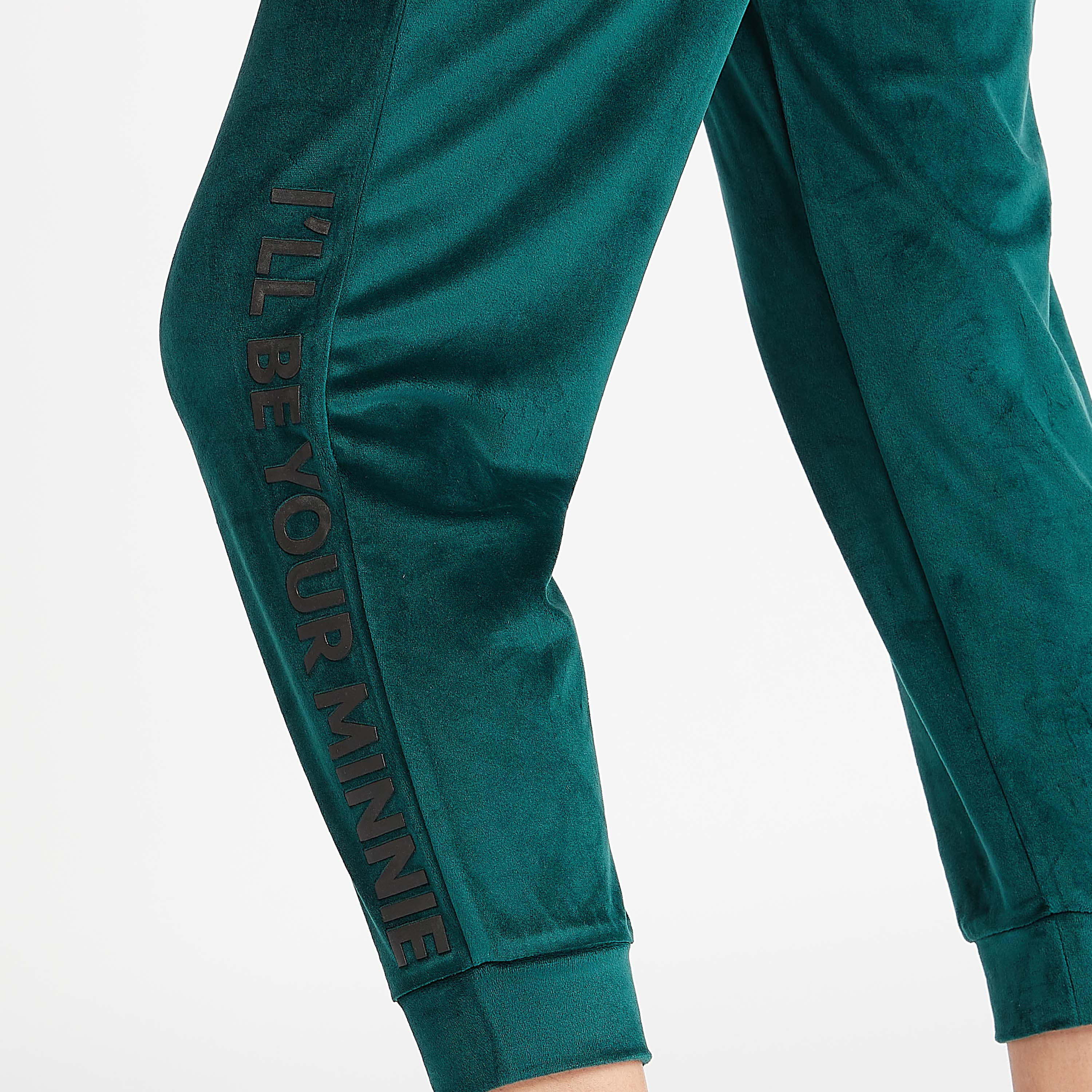 بنطلون رياضي بخصر مطّاطي وطبعات شعار ميني ماوس-women-clothing-bottoms-joggers-image-3