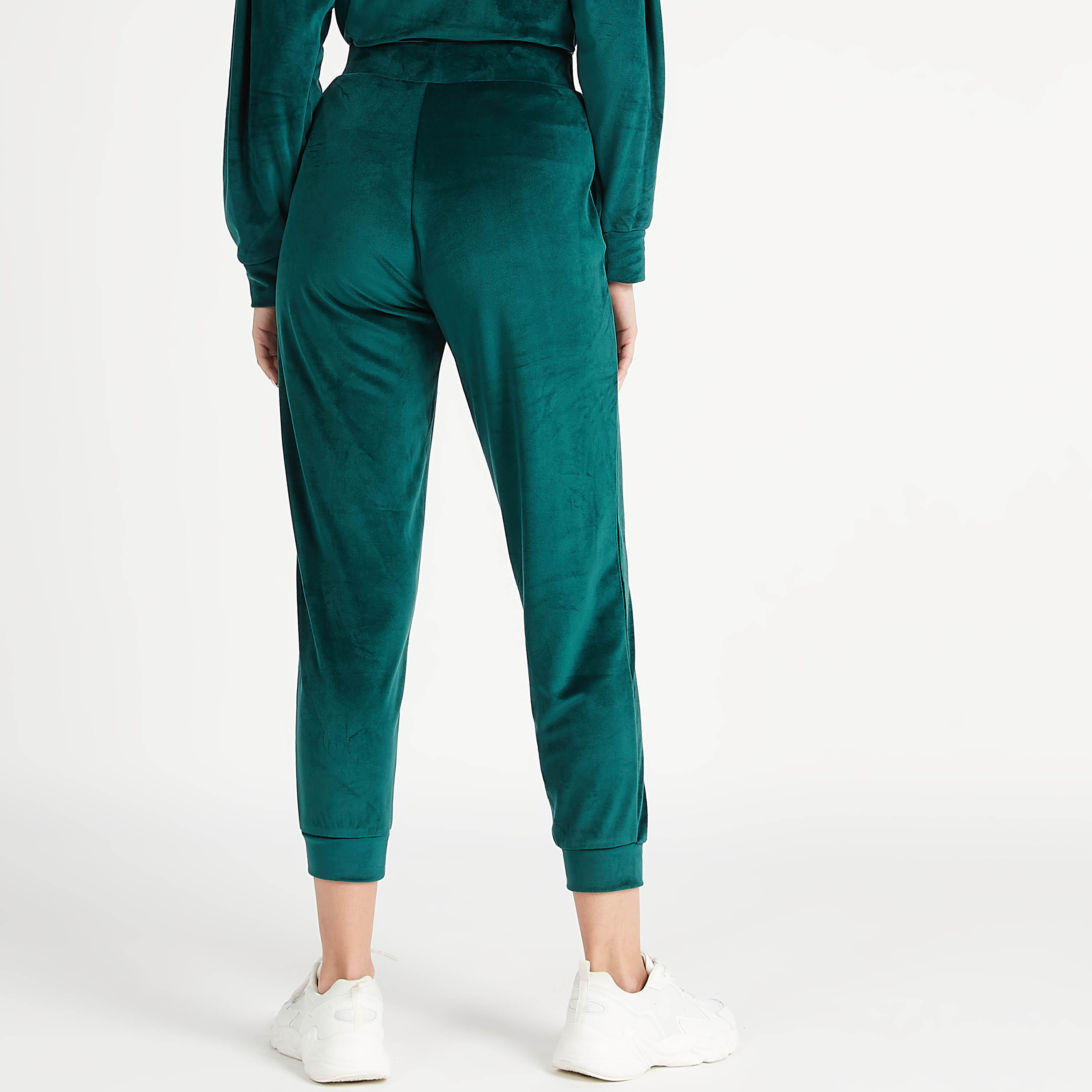 بنطلون رياضي بخصر مطّاطي وطبعات شعار ميني ماوس-women-clothing-bottoms-joggers-image-4