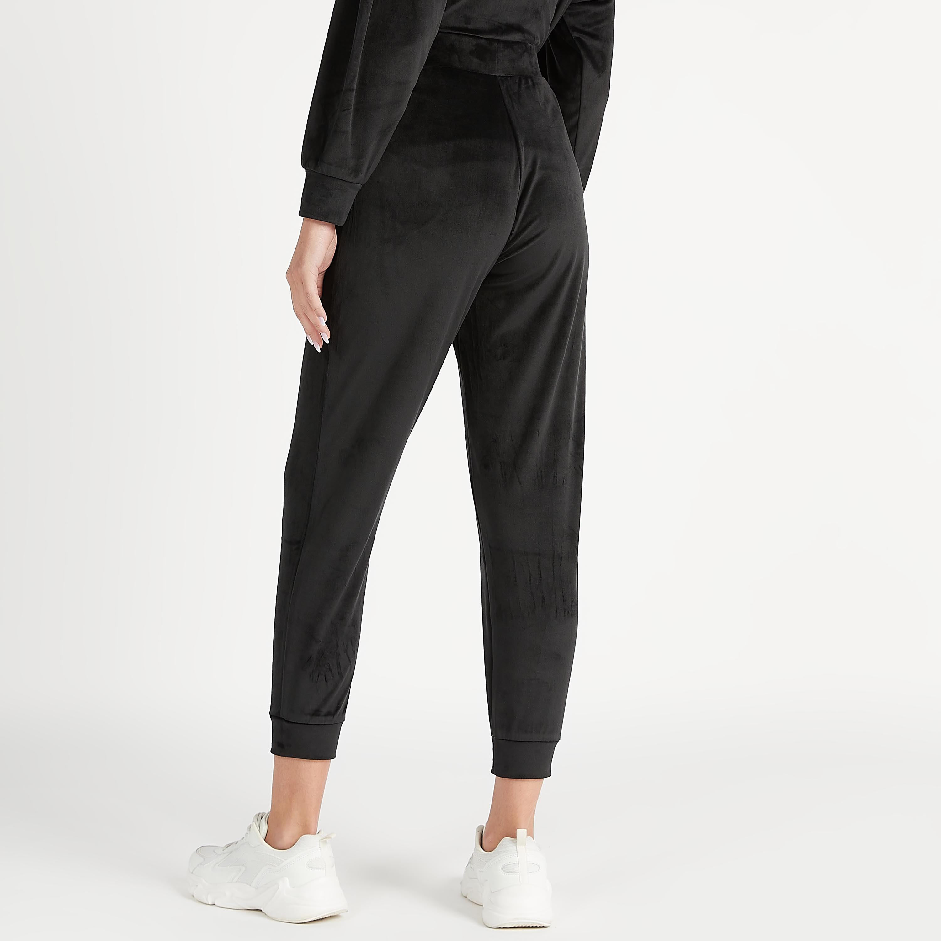 Embroidered Joggers with Elasticated Waistband and Pockets-women-clothing-bottoms-joggers-image-4
