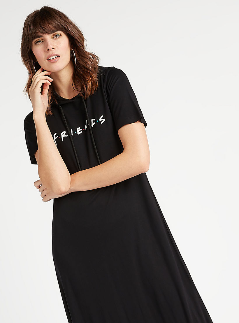 فستان مستدام ميدي بطبعات شعار وقبّعة وأكمام قصيرة-women-clothing-dresses-image-5