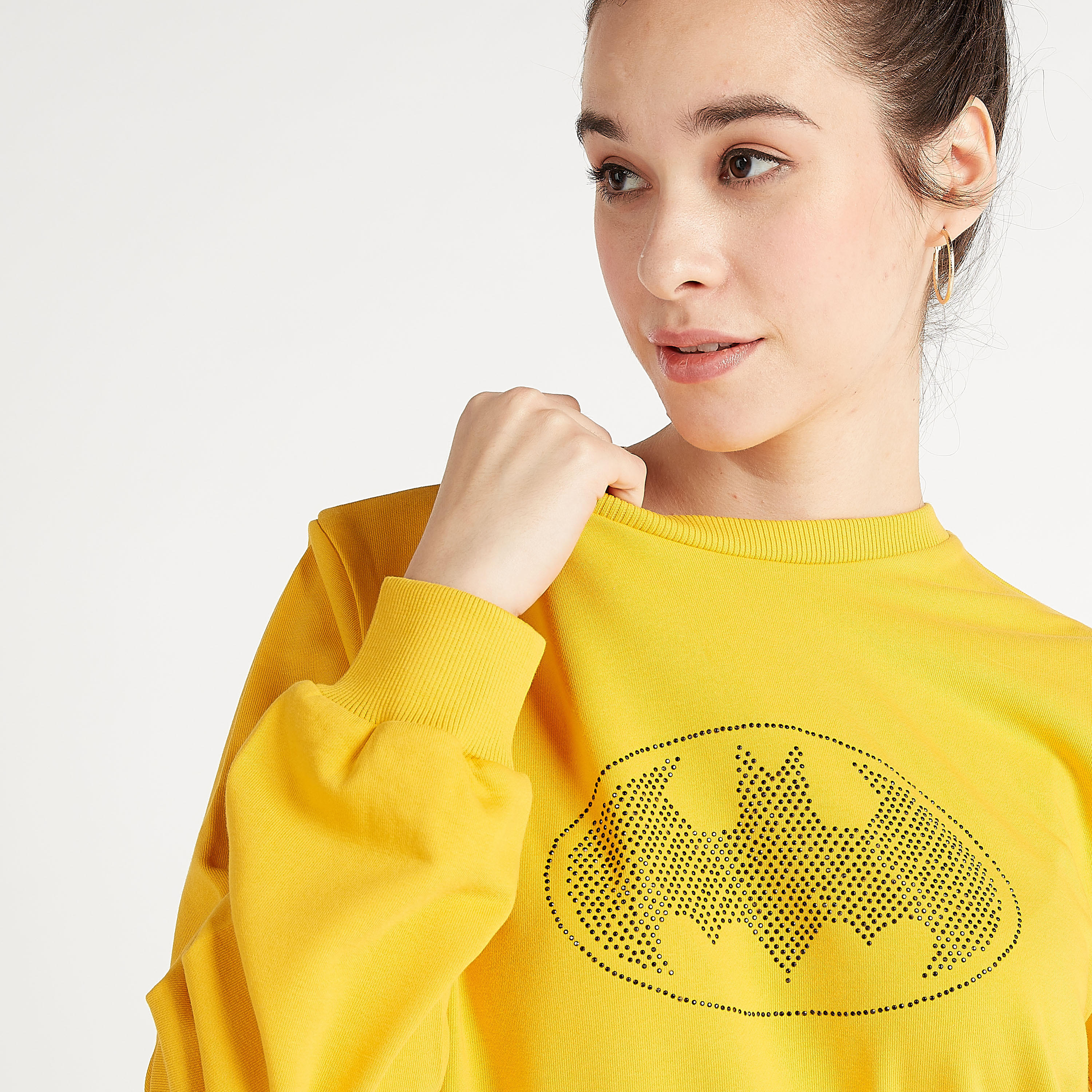 سويت شيرت بأكمام طويلة وياقة ضيقة وطبعات-women-winterwear-hoodiesandsweatshirts-sweatshirts-image-5