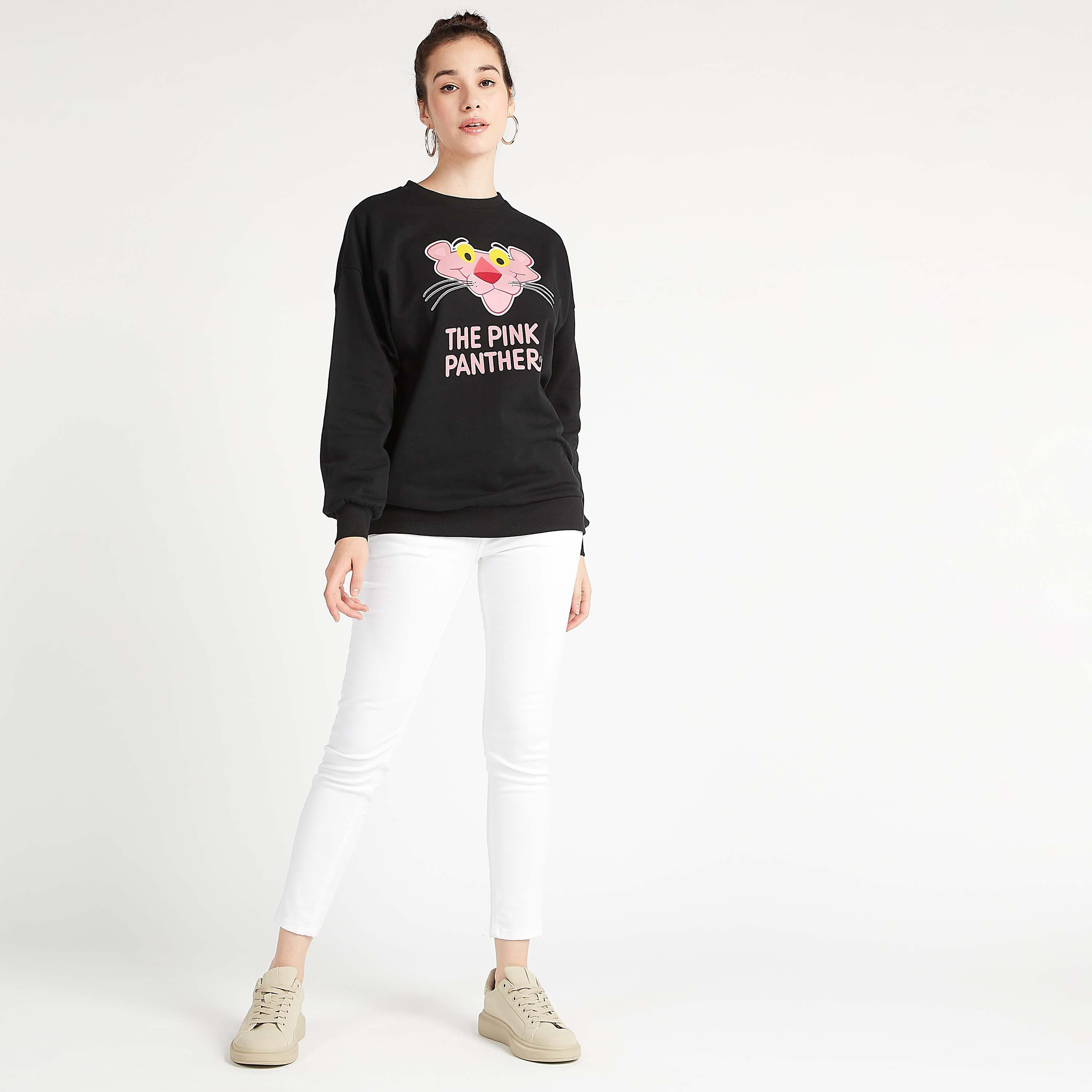 سويت شيرت بأكمام طويلة وياقة ضيّقة وطبعات-women-winterwear-hoodiesandsweatshirts-sweatshirts-image-2