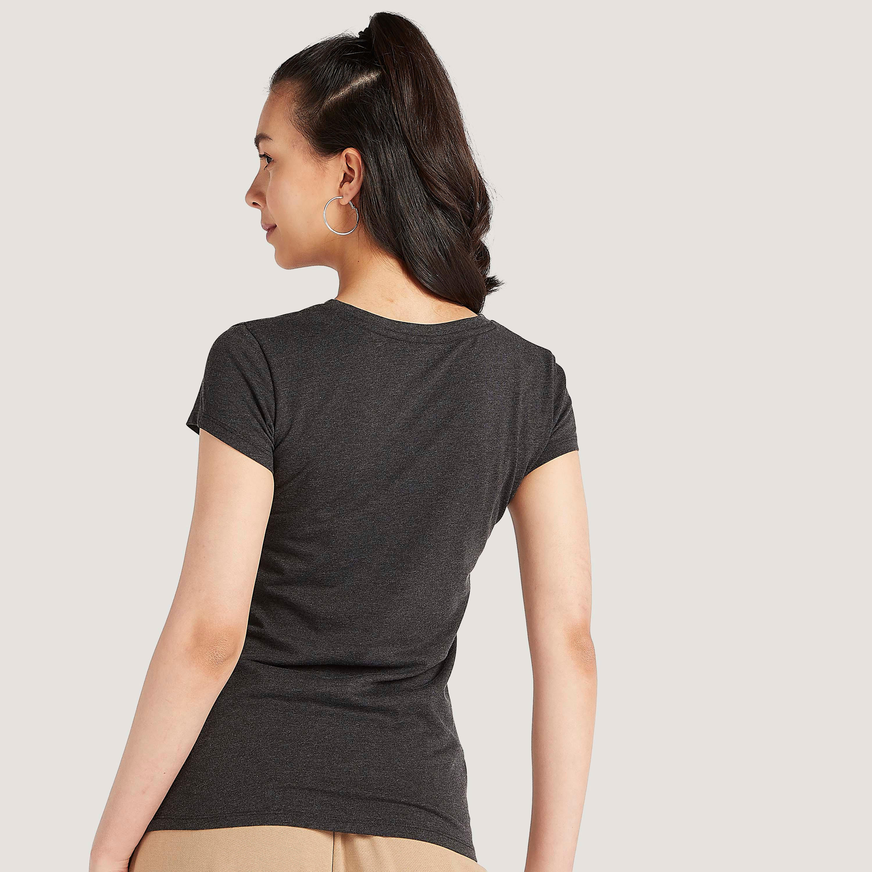 تيشيرت بياقة ضيقة وأكمام كاب وطبعات ميني ماوس-women-clothing-tshirts-image-4