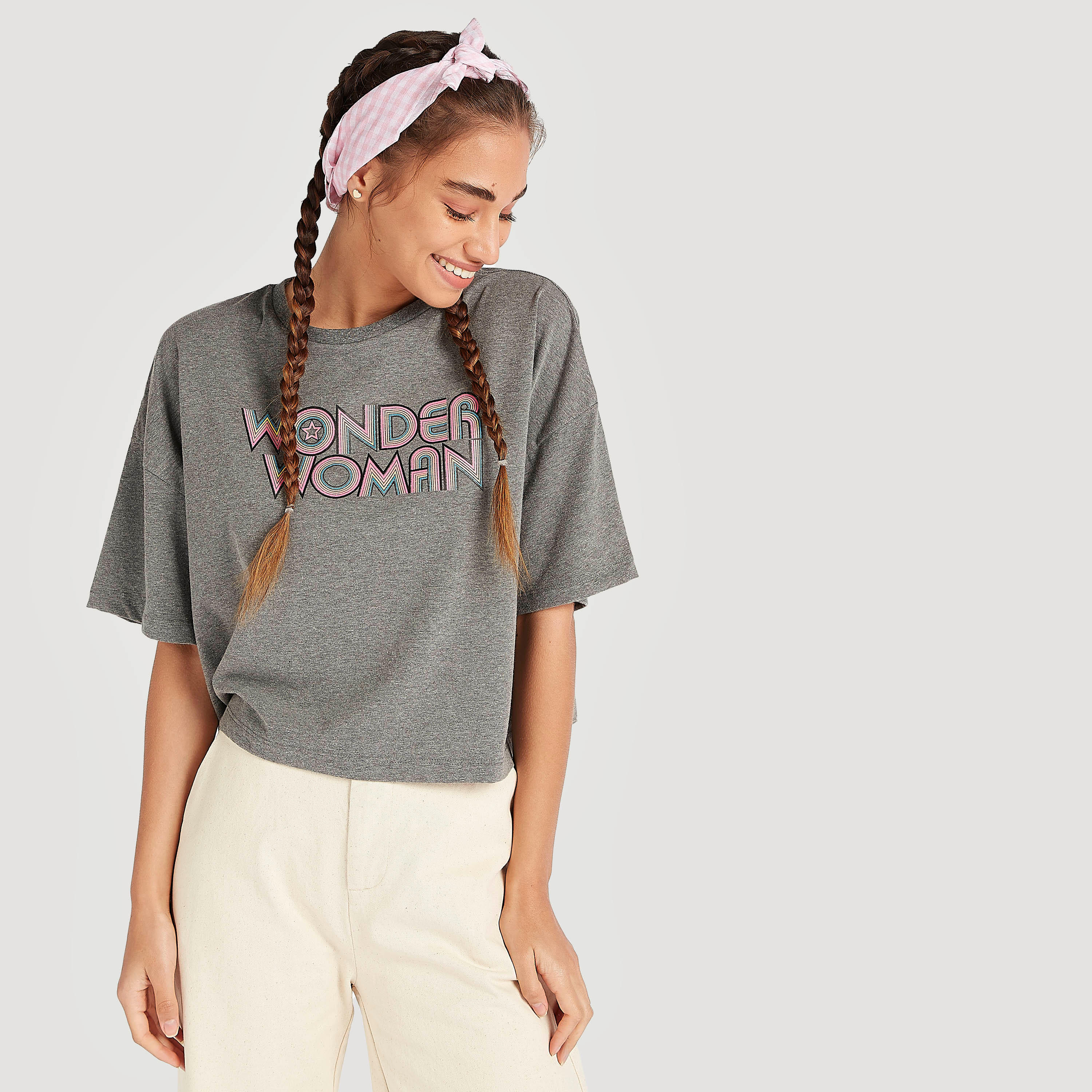 تيشيرت قصير بأكمام قصيرة وطبعات-women-clothing-tshirts-image-1