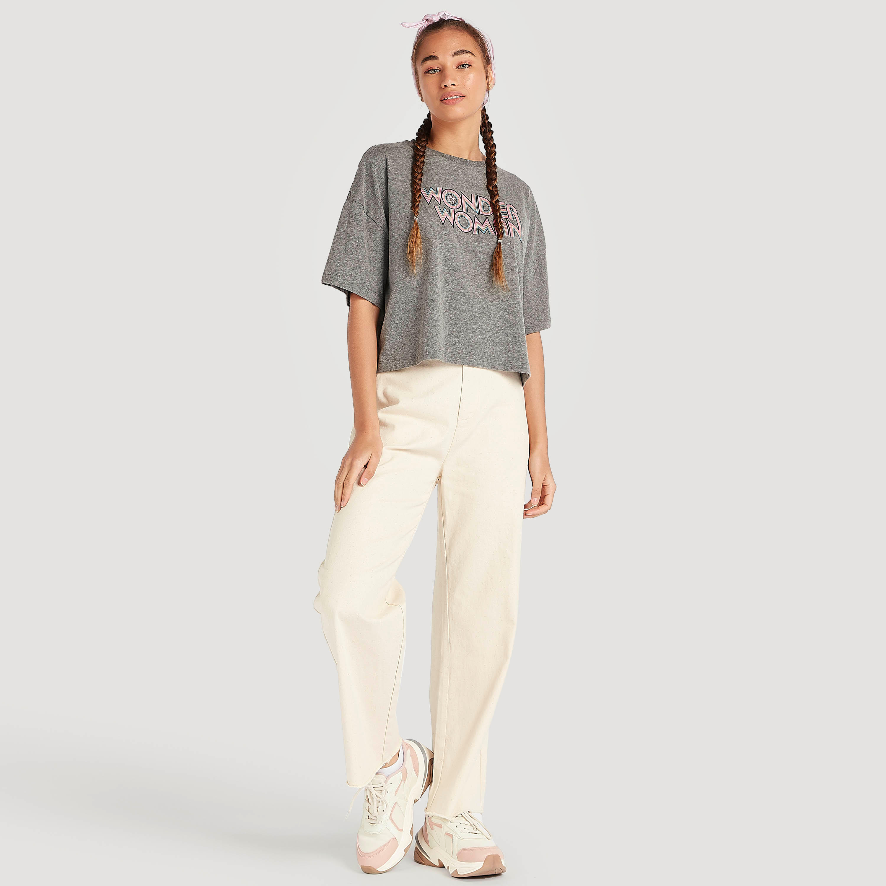 تيشيرت قصير بأكمام قصيرة وطبعات-women-clothing-tshirts-image-2
