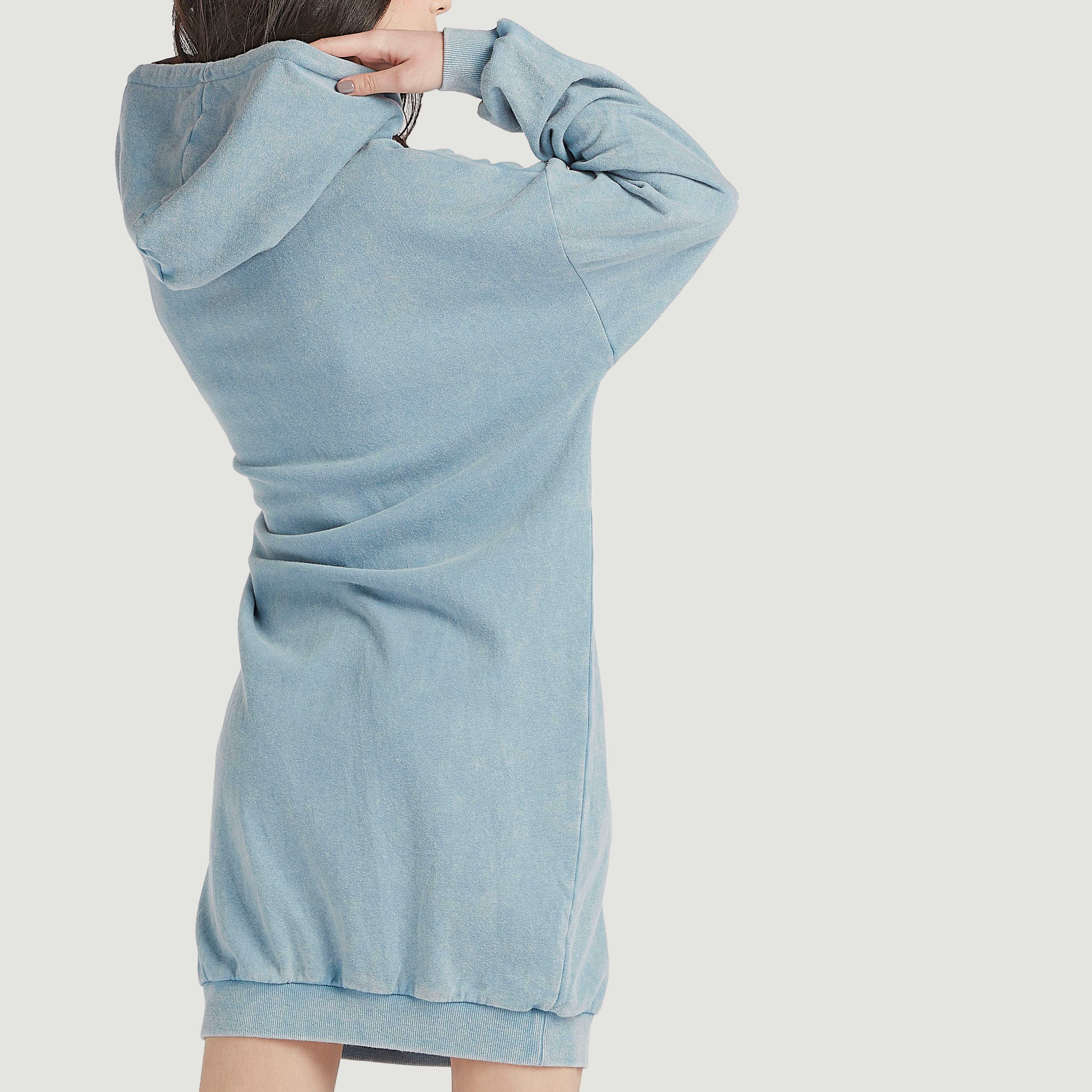 فستان جامبر قصير بطبعات وقبّعة وأكمام طويلة-women-clothing-dresses-image-4