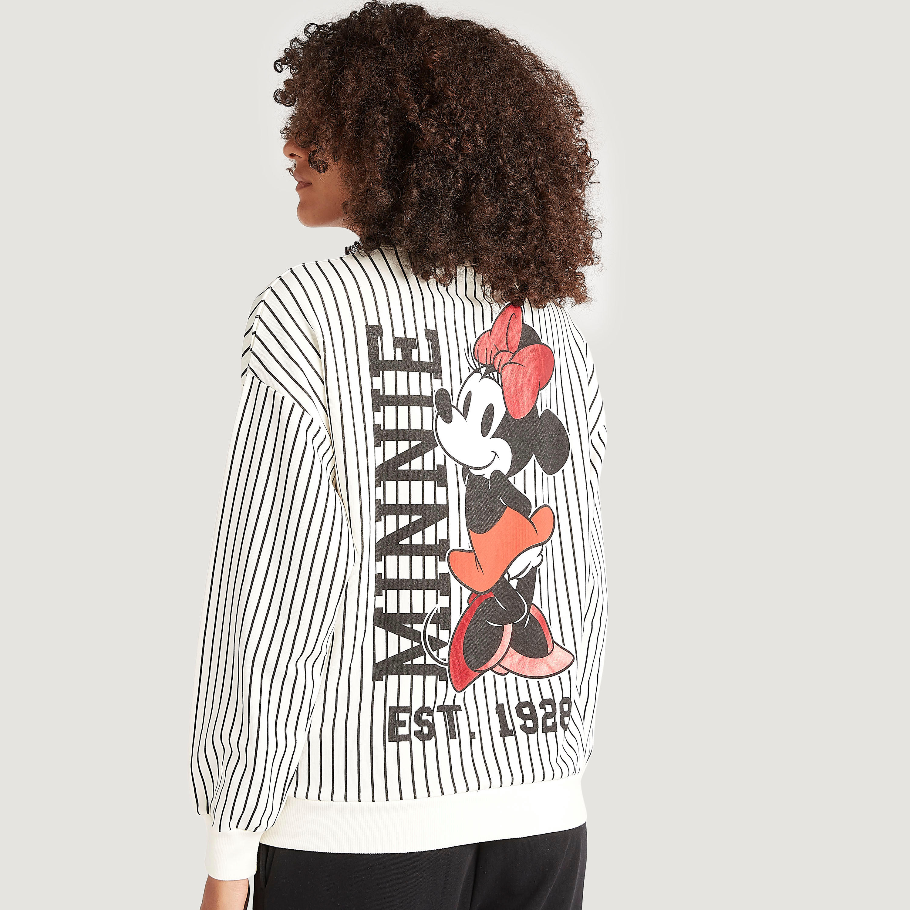 سويت شيرت بياقة ضيّقة وطبعات ميني ماوس وأكمام طويلة-women-winterwear-hoodiesandsweatshirts-sweatshirts-image-4