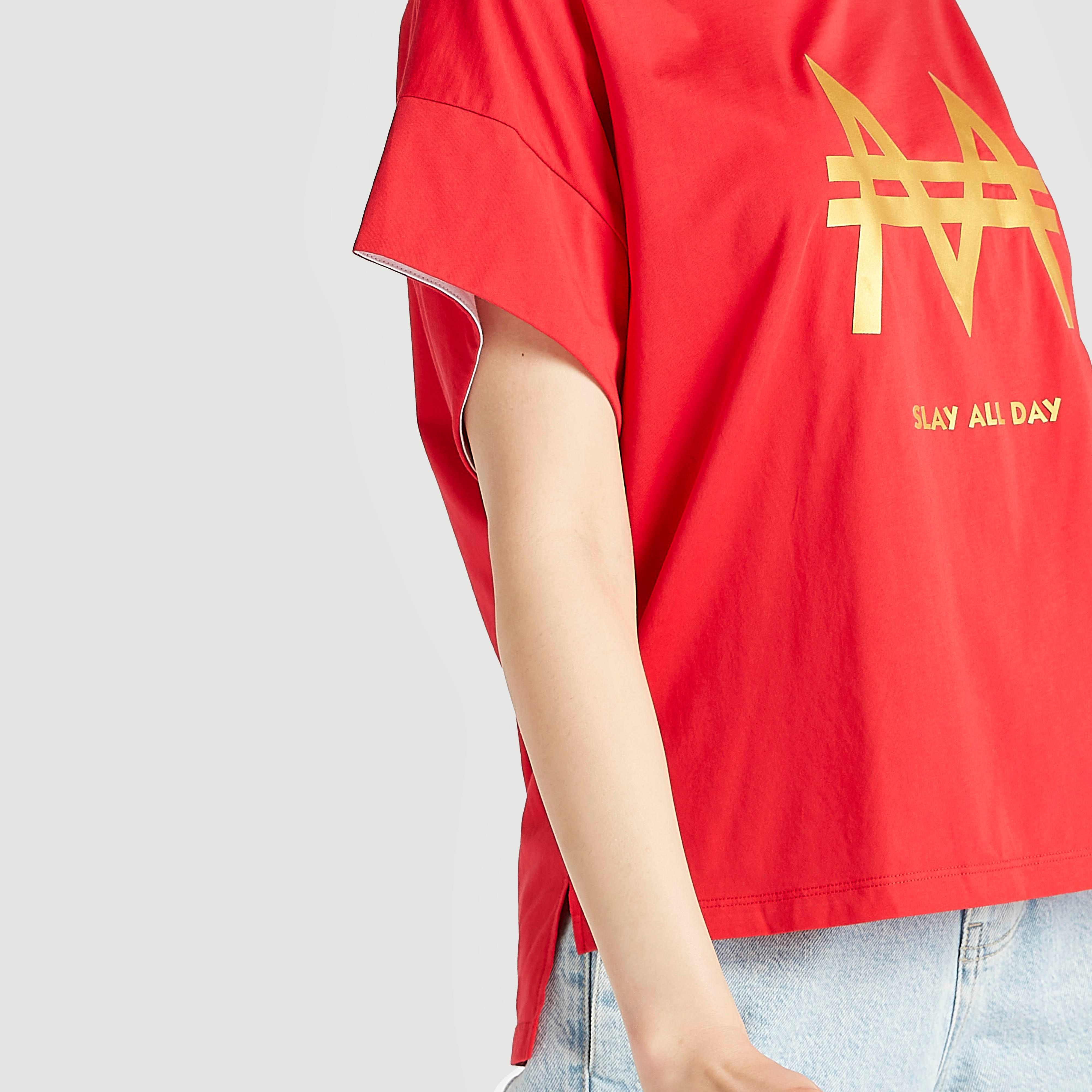 تيشيرت بياقة ضيّقة وأكمام قصيرة وطبعات مونوبولي-women-clothing-tshirts-image-5