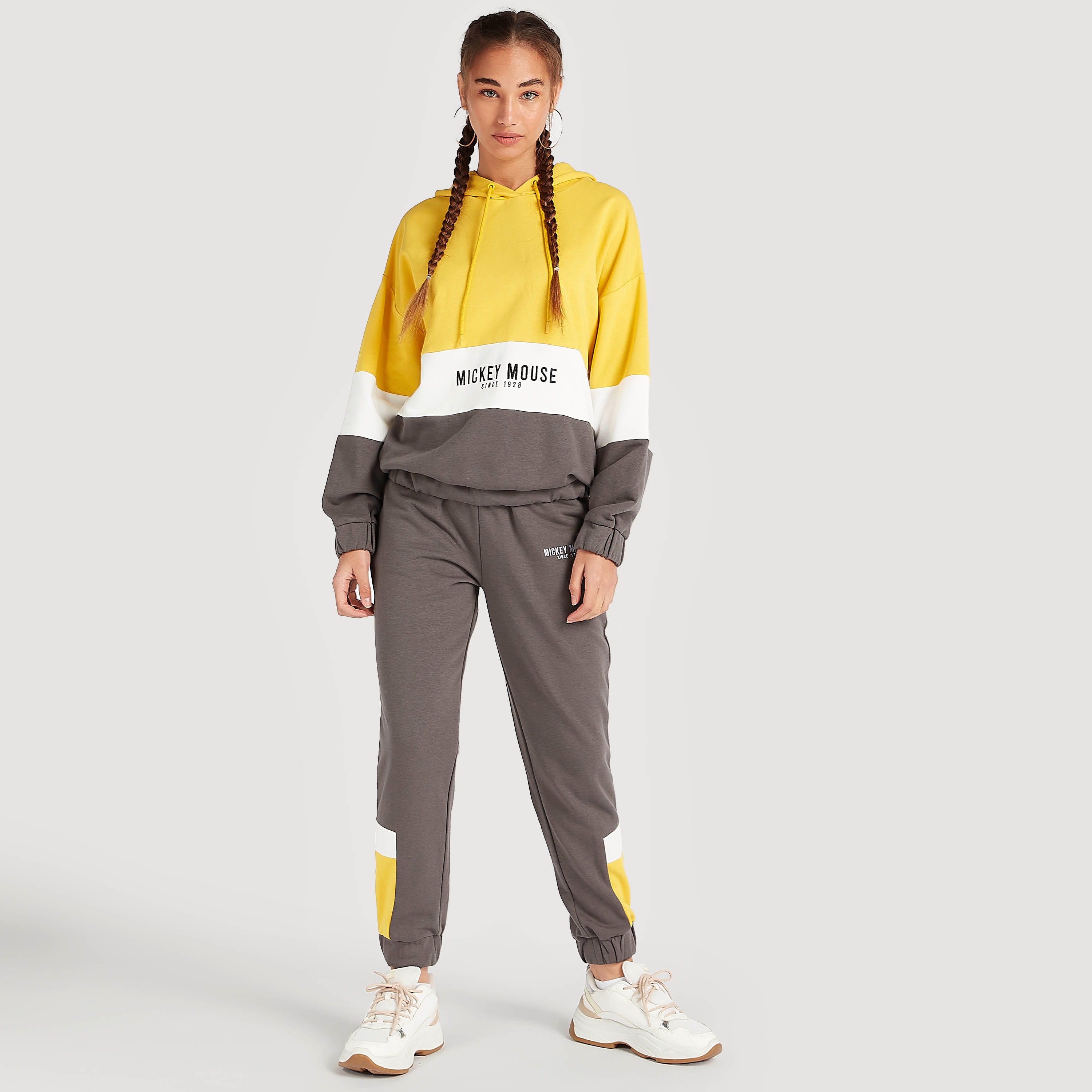 سويت شيرت بأكمام طويلة وقبعة وطبعات ميكي ماوس-women-winterwear-hoodiesandsweatshirts-sweatshirts-image-6