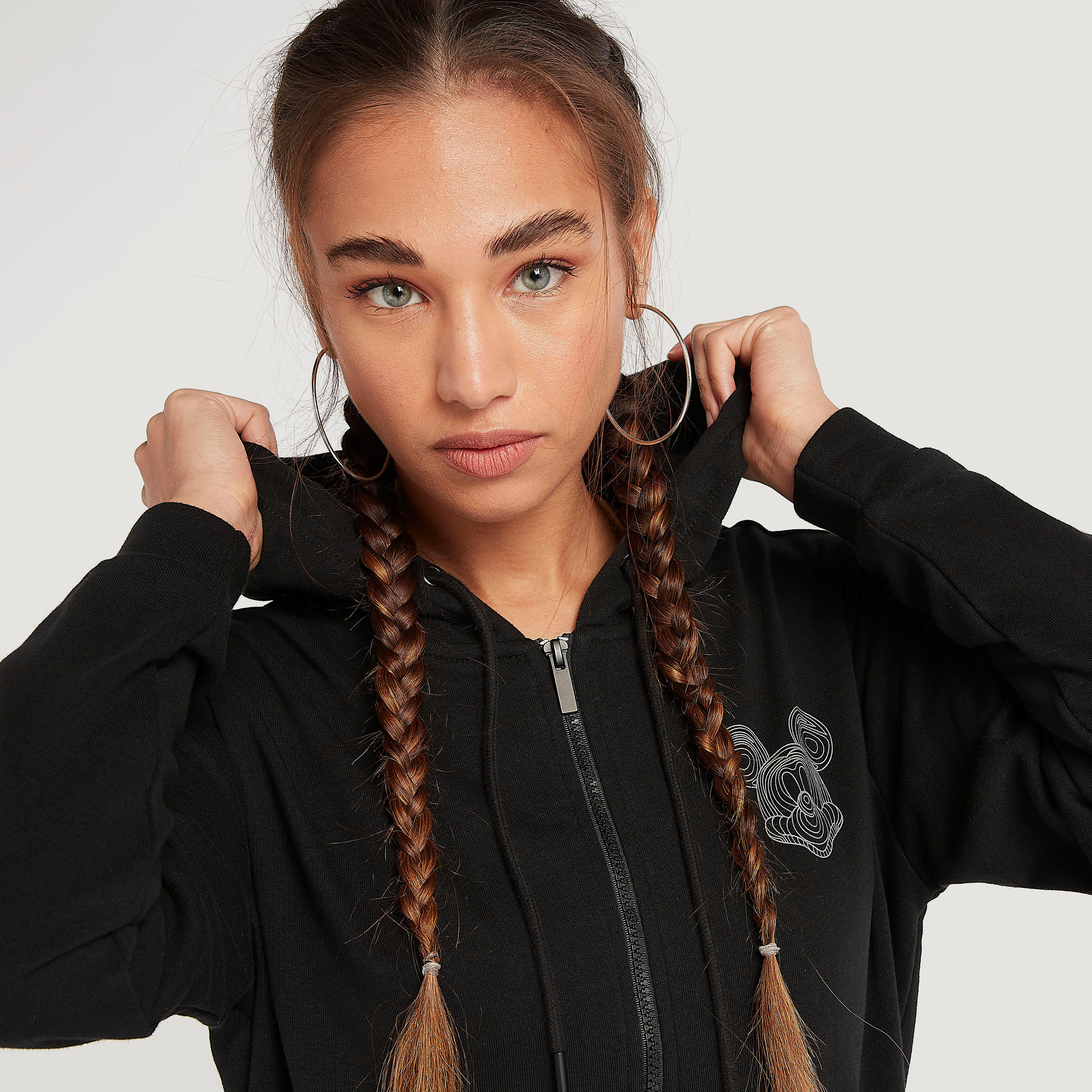 هودي خفيف بسحّاب وطبعات ميكي ماوس وأكمام طويلة-women-winterwear-coatsandjackets-jackets-image-5
