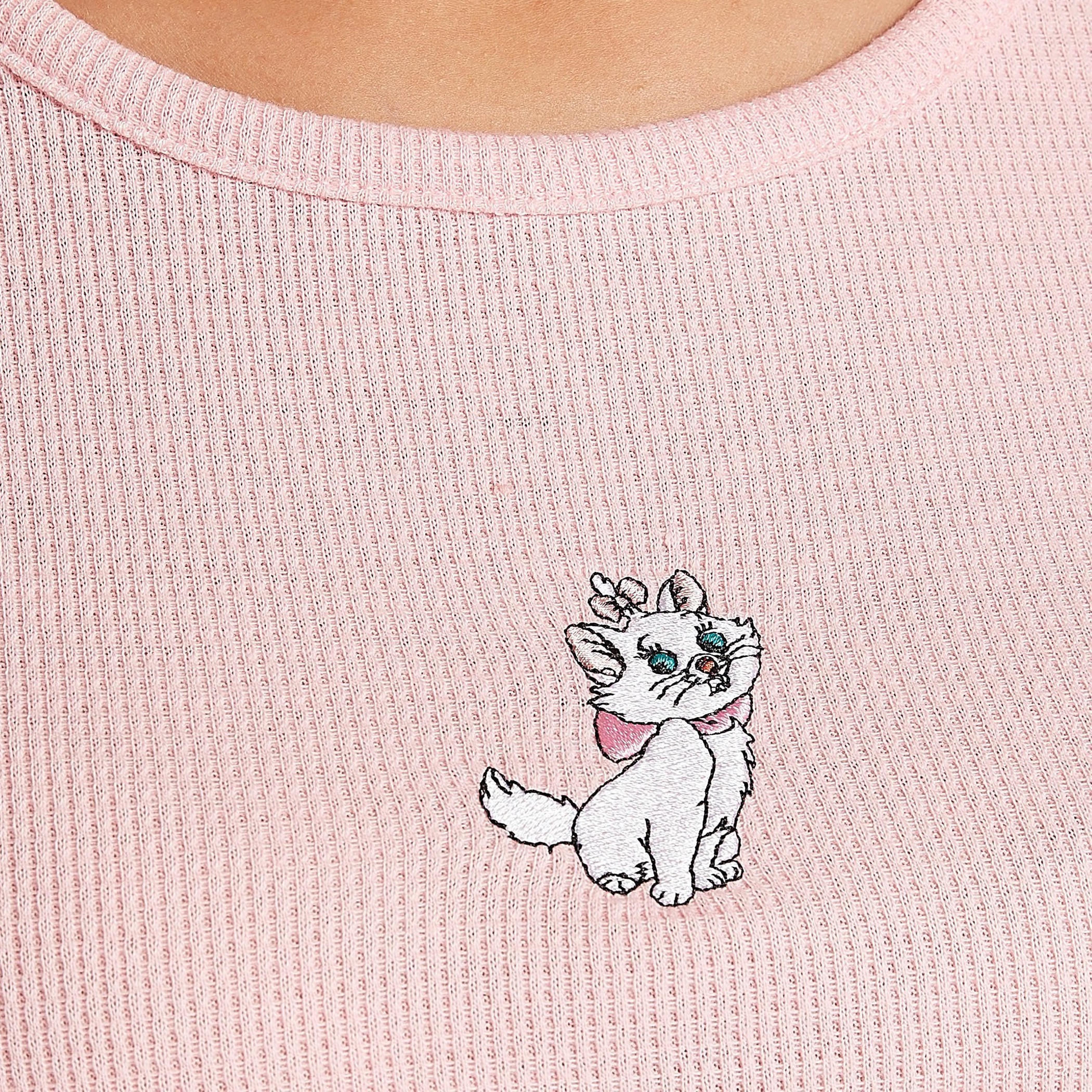 تيشيرت قصير مطرّز بأكمام قصيرة-women-clothing-tshirts-image-5