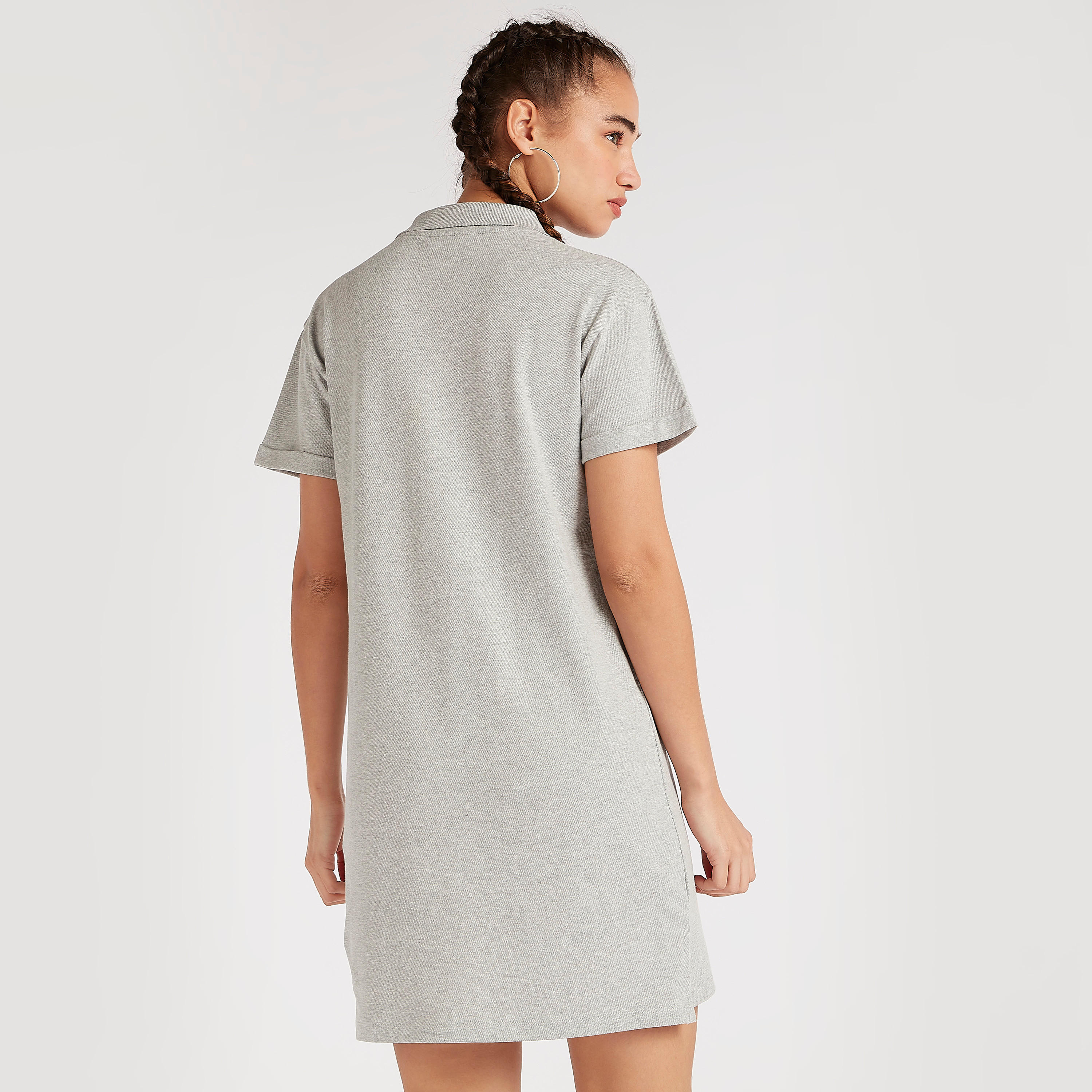 فستان تيشيرت قصير بطبعات وأكمام قصيرة-women-clothing-dresses-image-4
