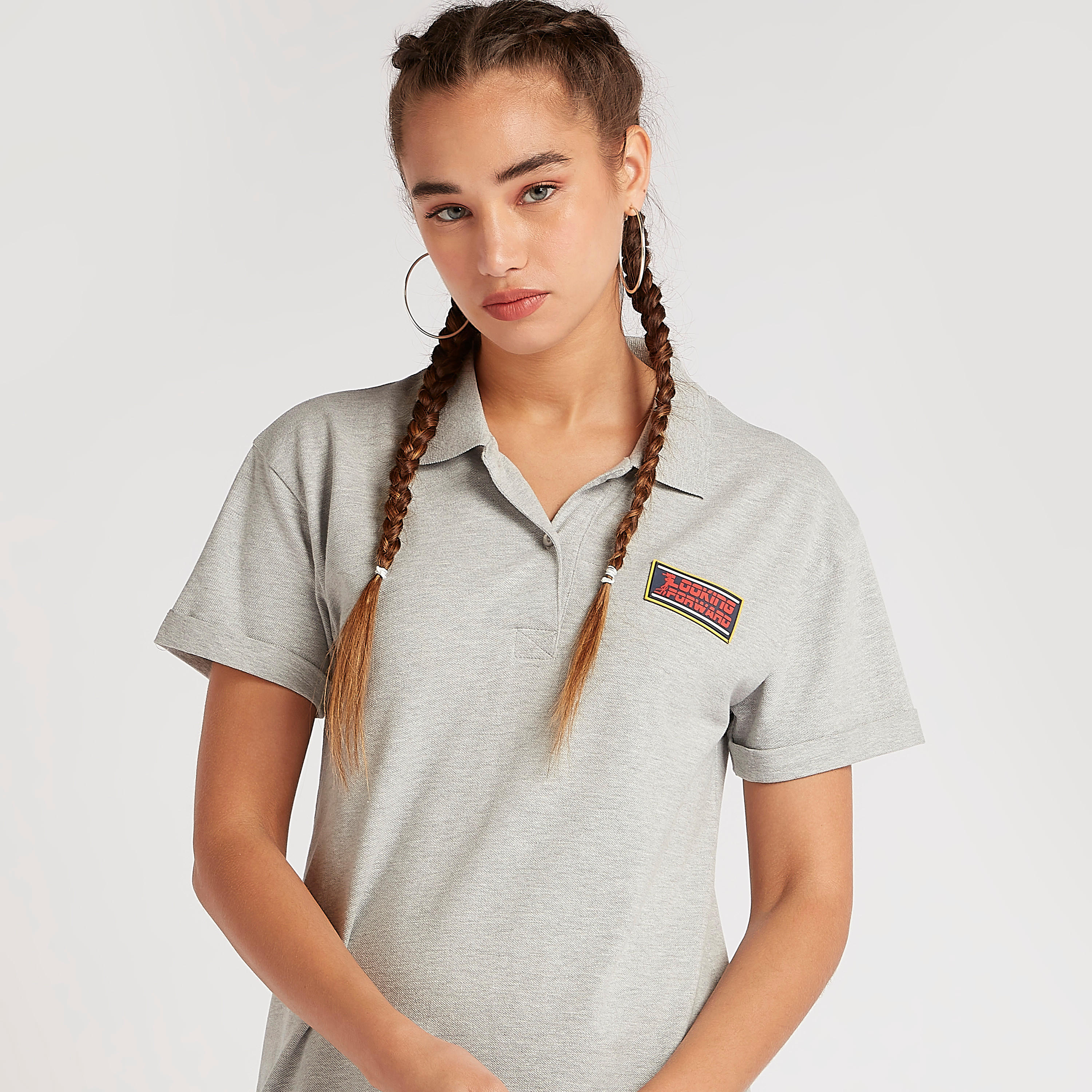 فستان تيشيرت قصير بطبعات وأكمام قصيرة-women-clothing-dresses-image-5