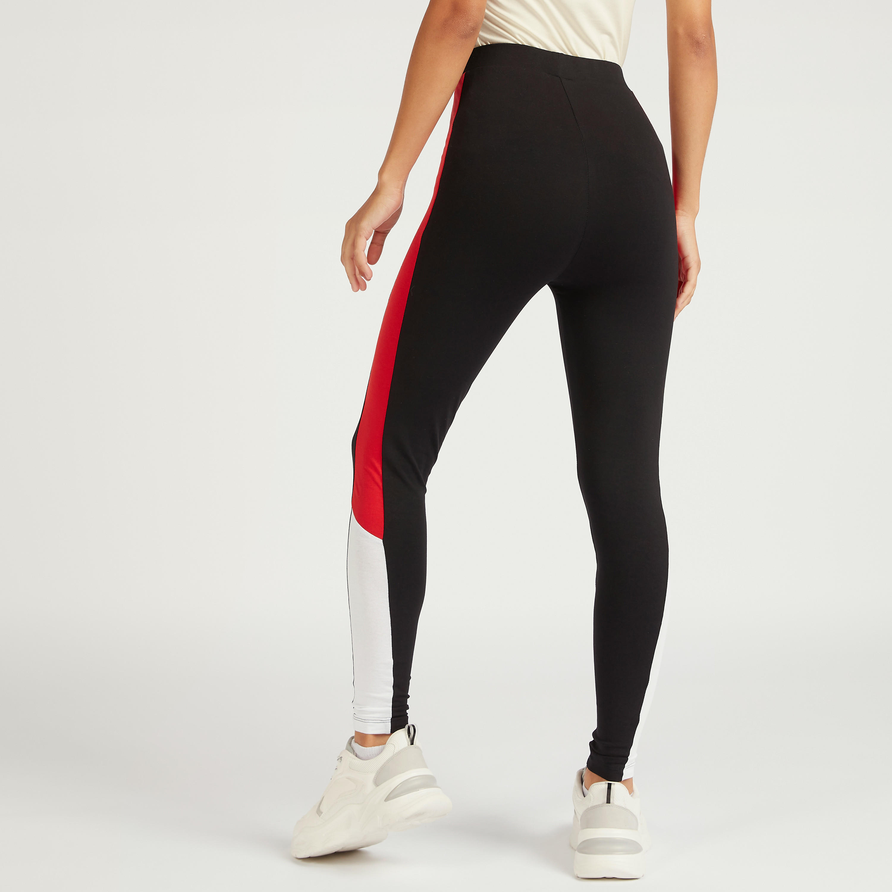 بنطلون ضيق متوسط الارتفاع بطبعات سنوبي-women-clothing-bottoms-leggings-image-4