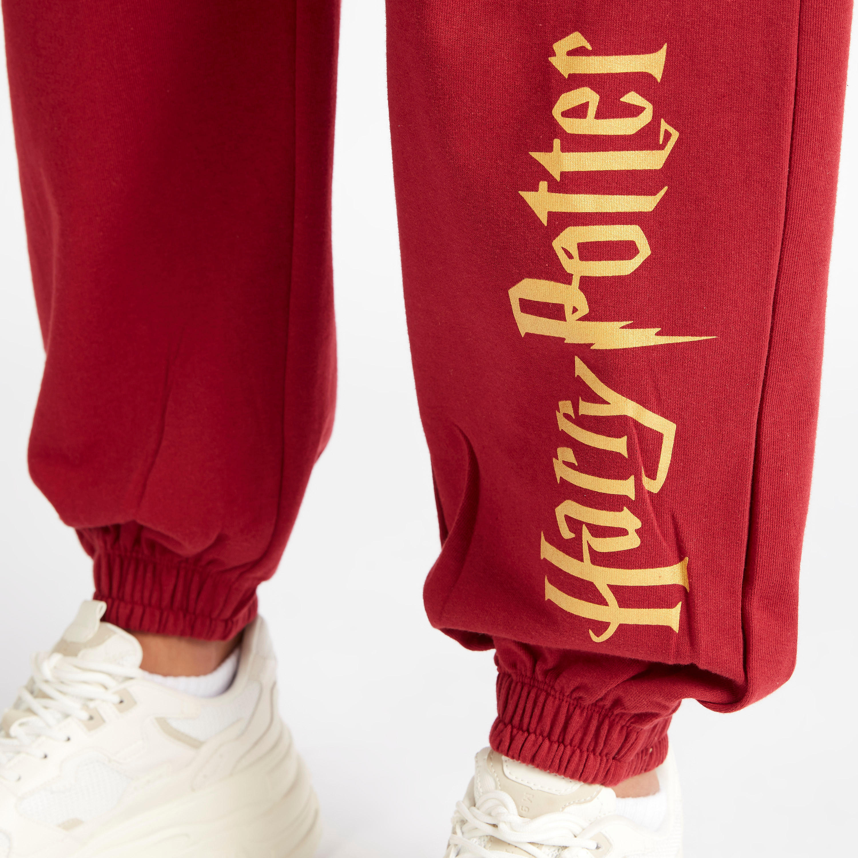بنطلون رياضي برباط إغلاق وخصر متوسّط الارتفاع وطبعات هاري بوتر-women-clothing-bottoms-joggers-image-3