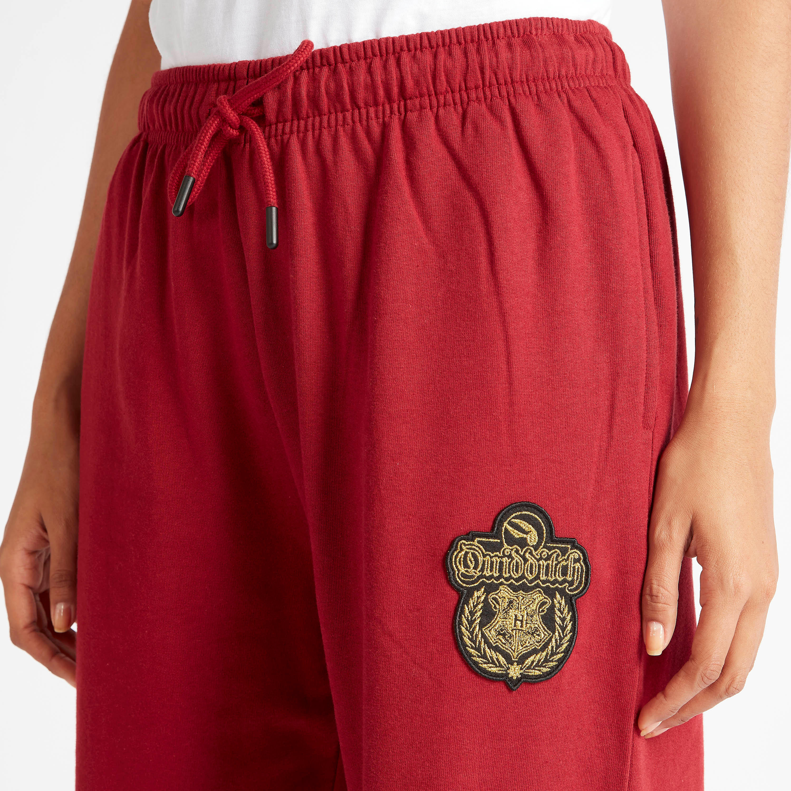 بنطلون رياضي برباط إغلاق وخصر متوسّط الارتفاع وطبعات هاري بوتر-women-clothing-bottoms-joggers-image-5