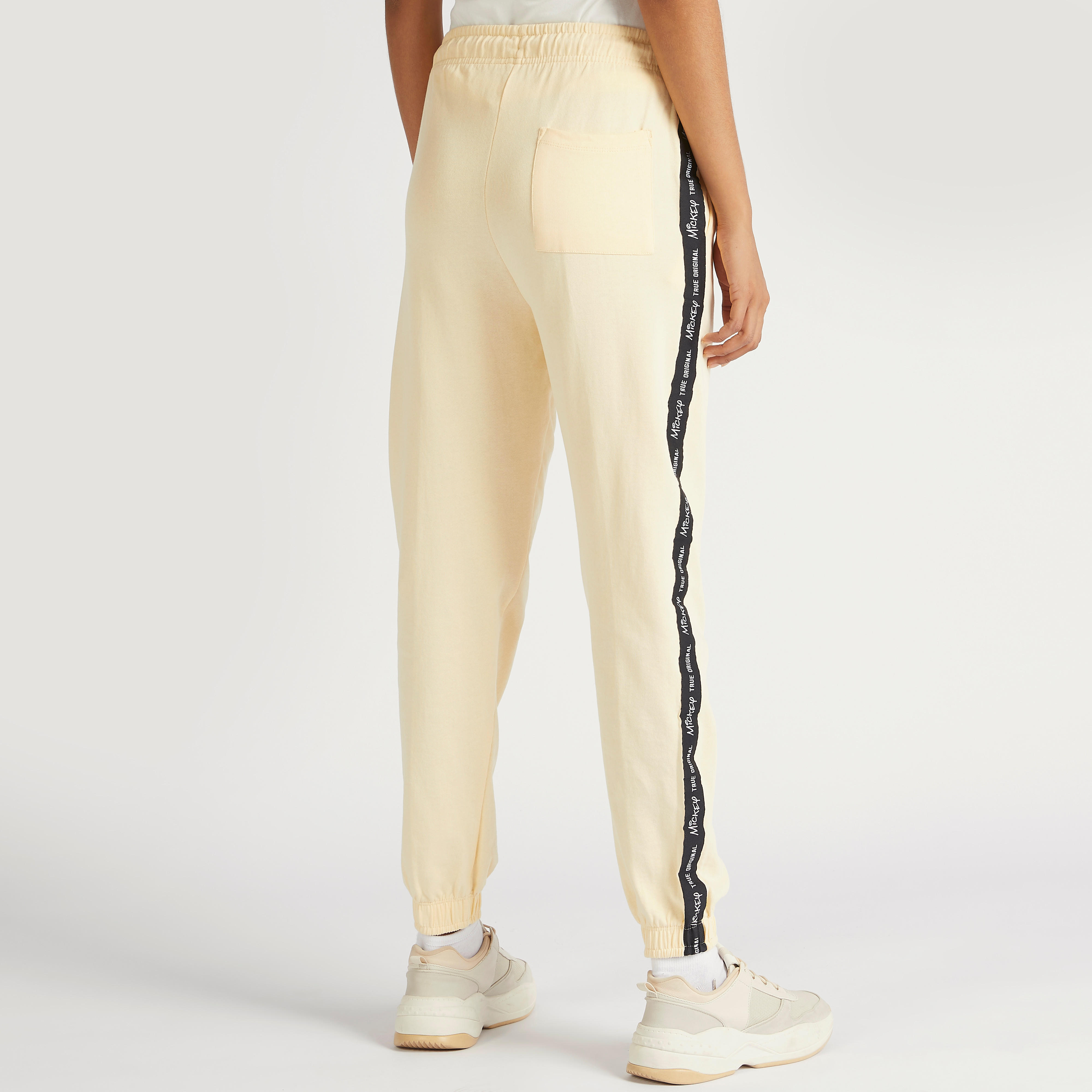Mickey Mouse Print Mid-Rise Joggers with Drawstring and Pockets-women-clothing-bottoms-joggers-image-4