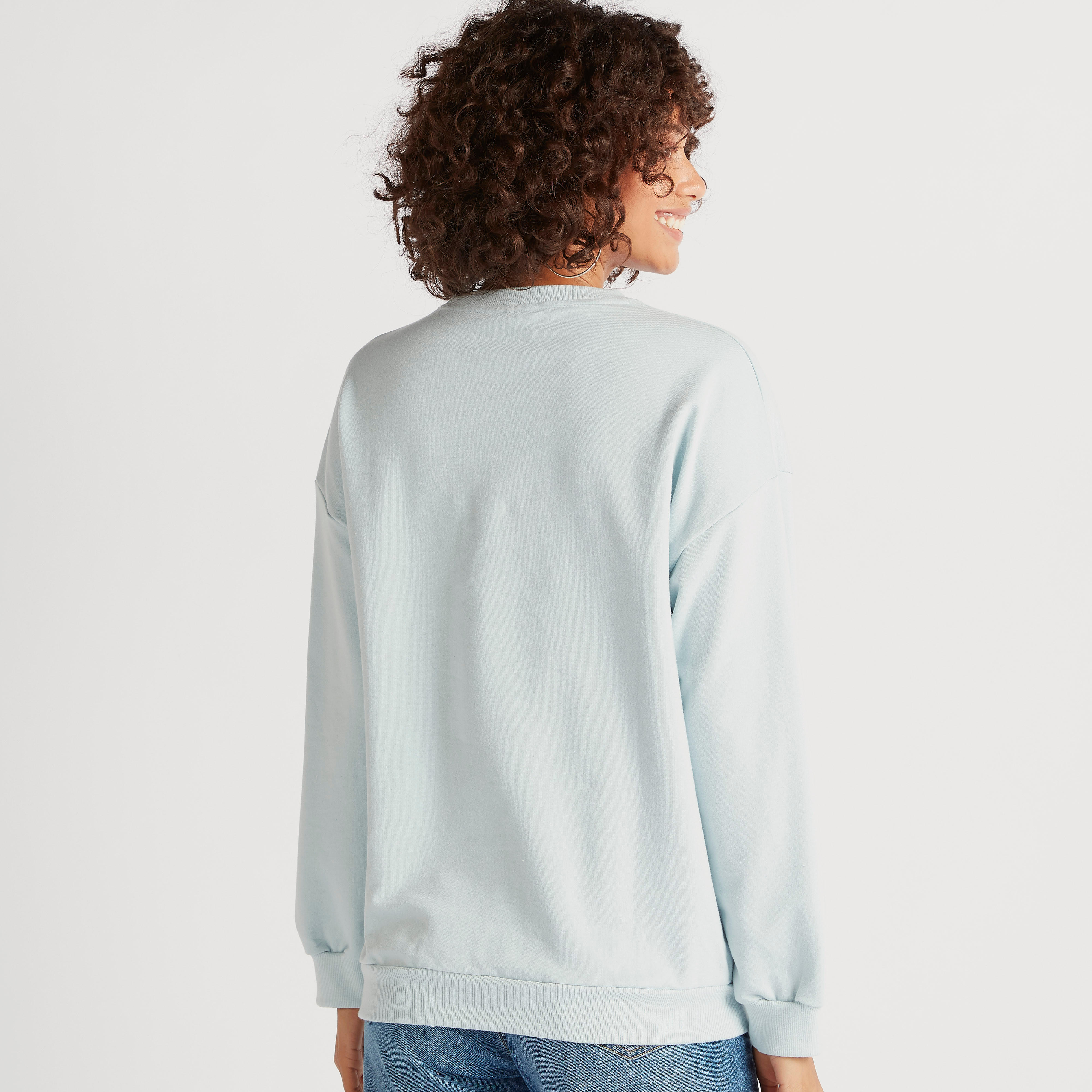 سويت شيرت بياقة ضيقة وأكمام طويلة وطبعات بينك بانتر-women-winterwear-hoodiesandsweatshirts-sweatshirts-image-4