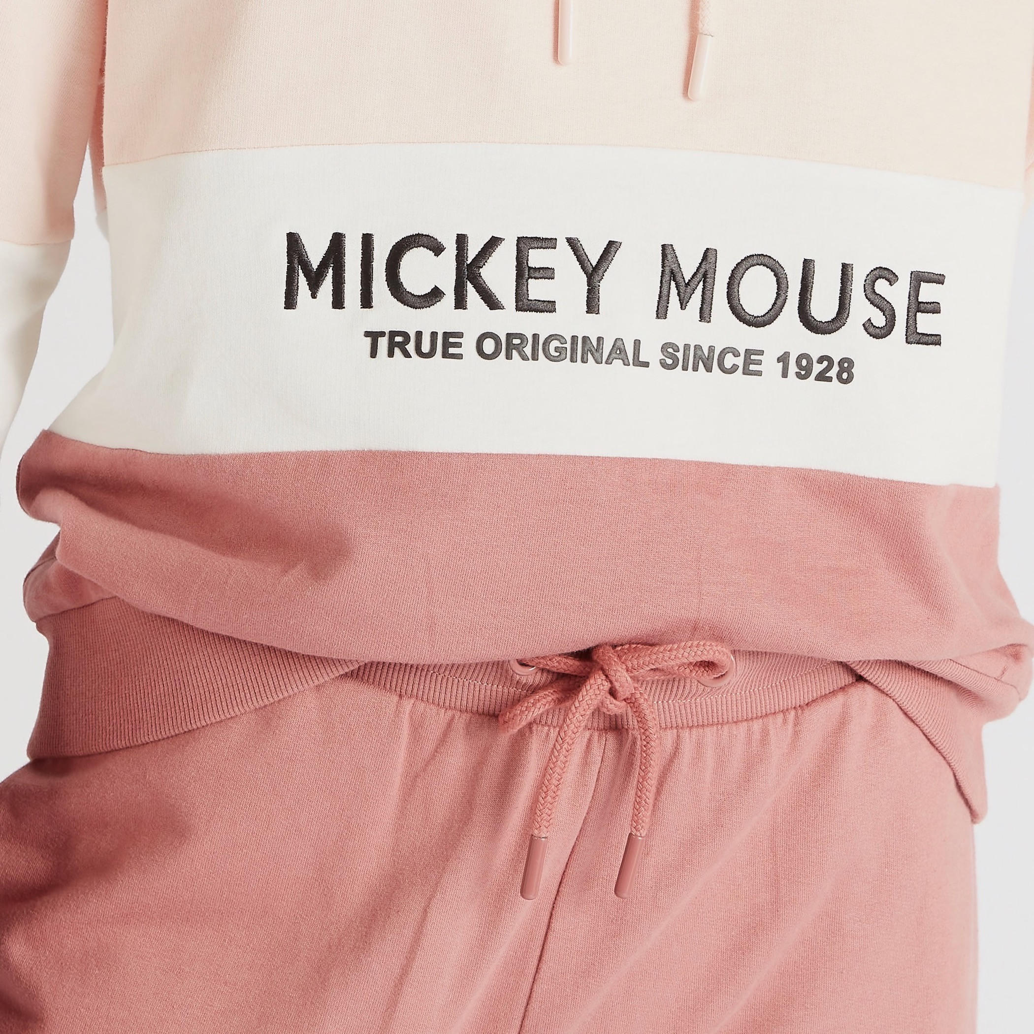 Mickey Mouse Embroidered Hooded Sweatshirt with Long Sleeves-women-winterwear-hoodiesandsweatshirts-hoodies-image-3