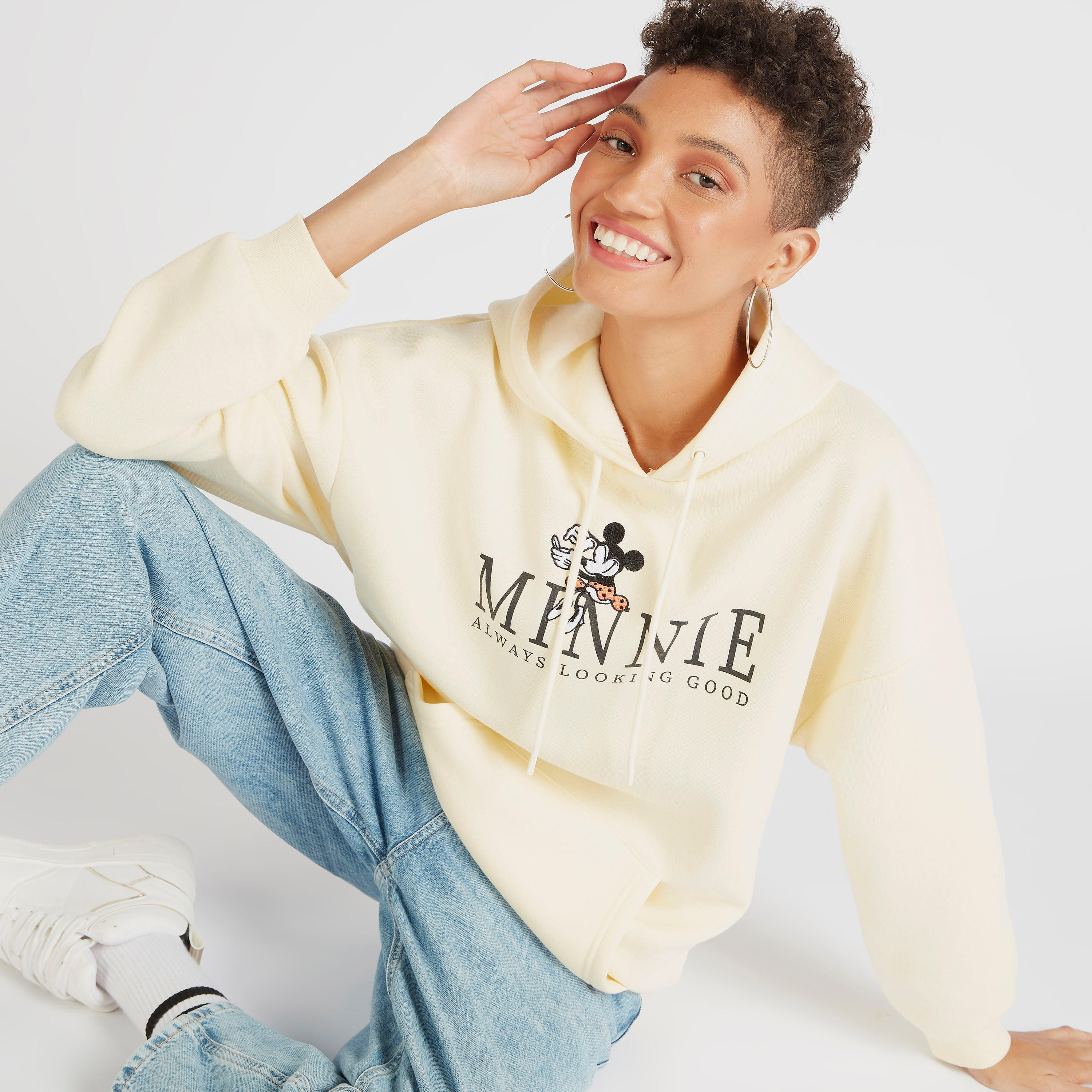 Minnie Mouse Print Hooded Sweatshirt with Kangaroo Pocket-women-winterwear-hoodiesandsweatshirts-hoodies-image-5