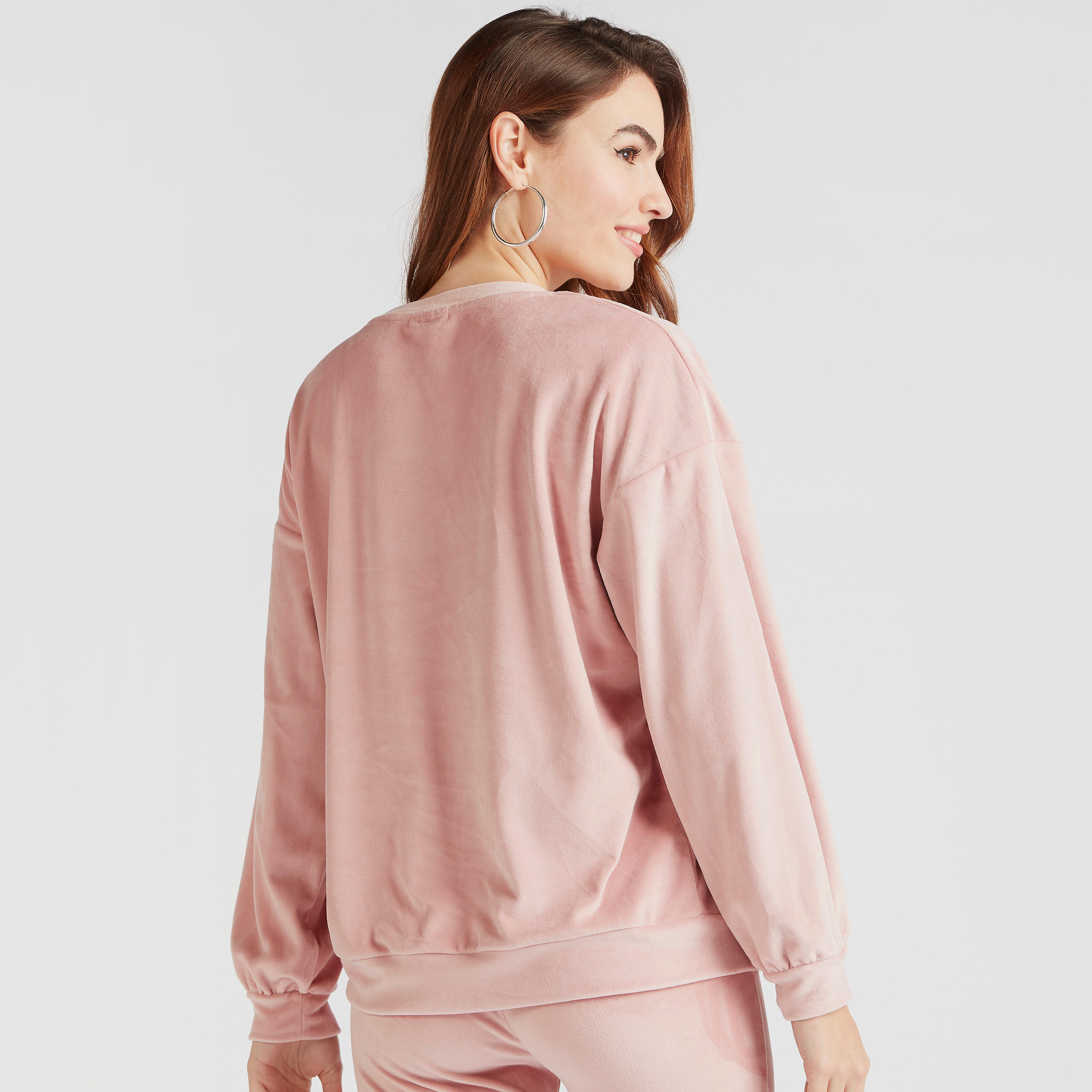 Power Puff Girls Print Crew Neck Sweatshirt with Long Sleeves-women-winterwear-hoodiesandsweatshirts-sweatshirts-image-4