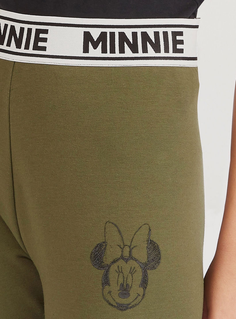 بنطلون ليقنز بقصّة سكيني وخصر مطاطي وطبعات ميني ماوس-women-clothing-bottoms-leggings-image-3