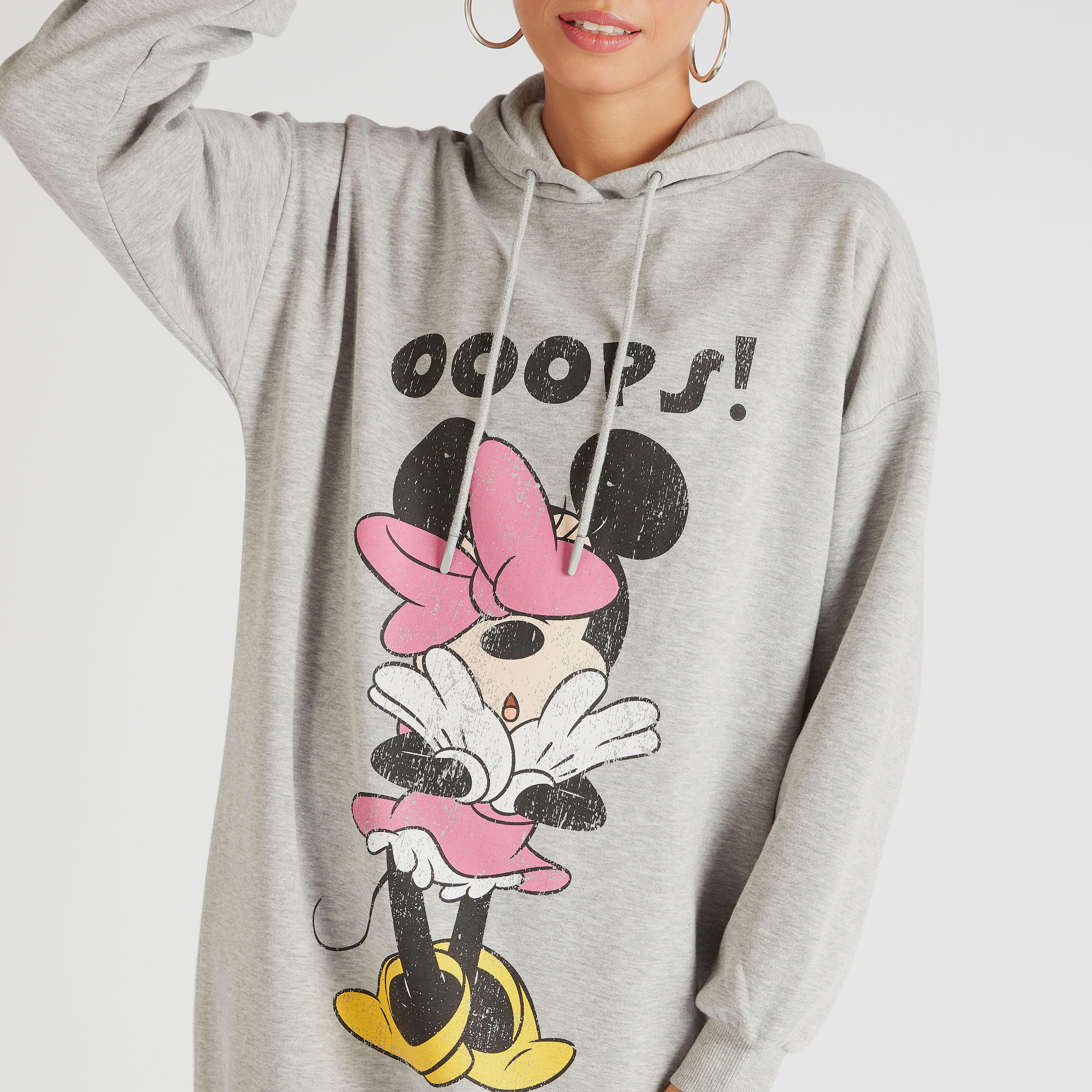 فستان جامبر بأكمام طويلة وطبعات ميني ماوس-women-clothing-dresses-image-5