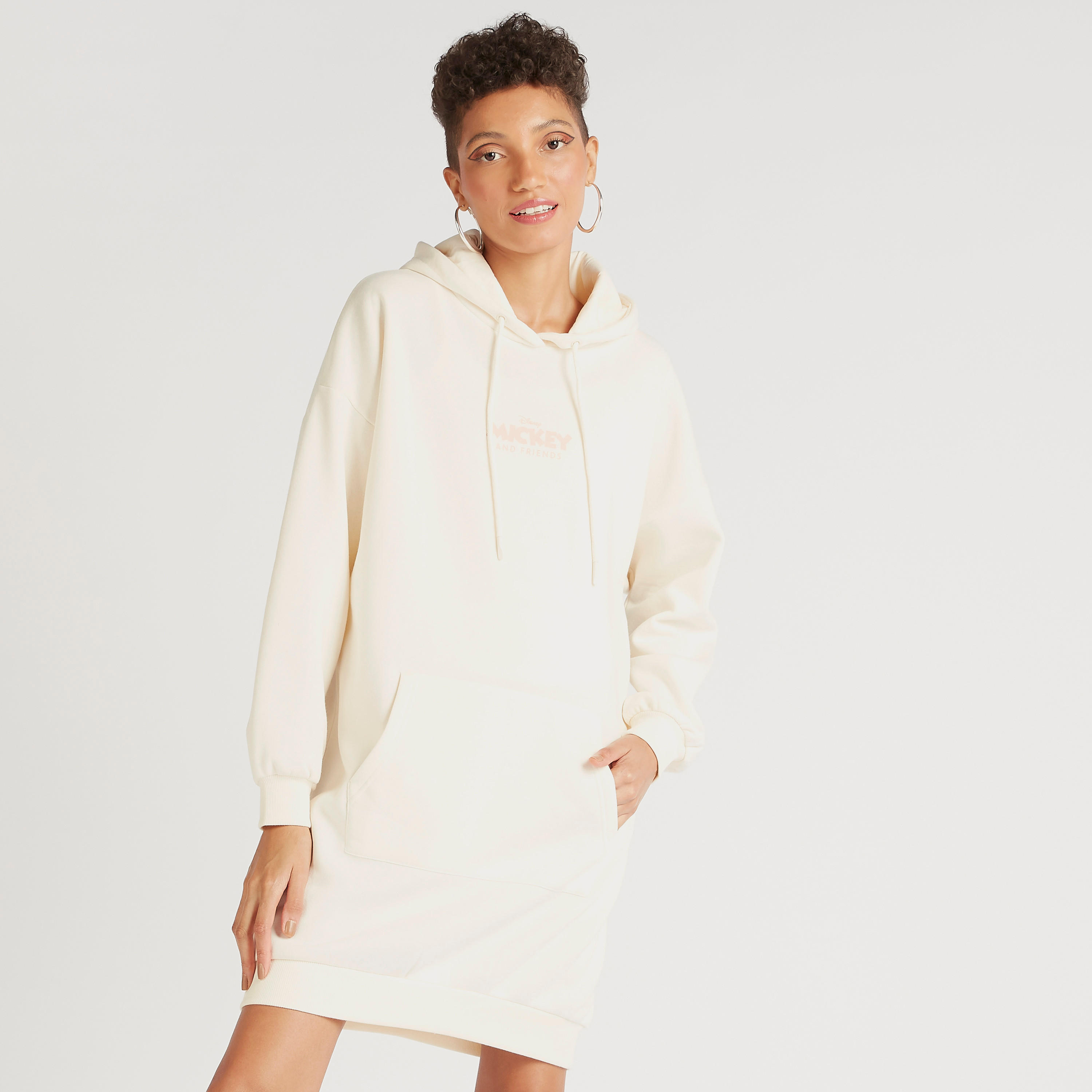 فستان جامبر بأكمام طويلة وطبعات ميكي ماوس-women-clothing-dresses-image-1