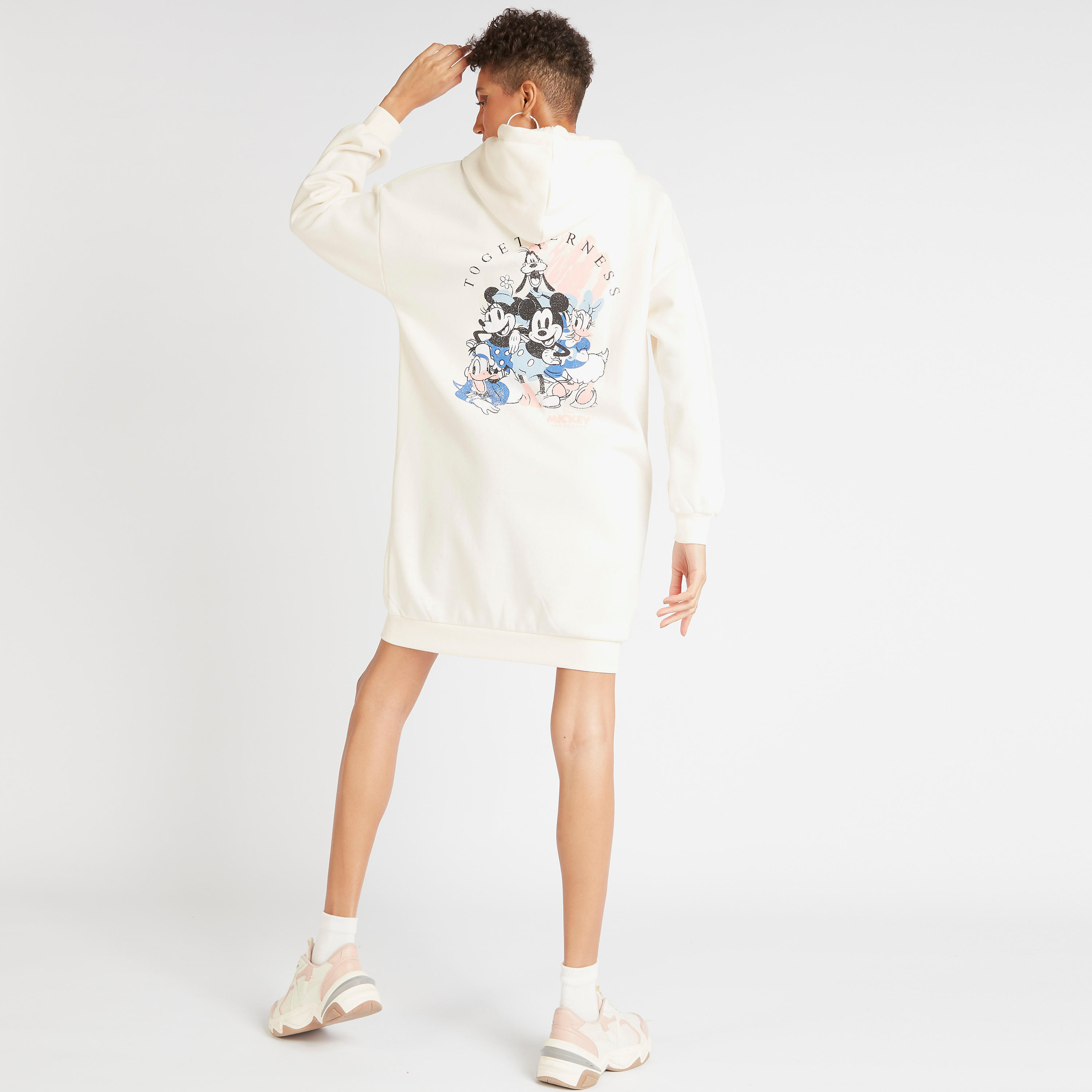 فستان جامبر بأكمام طويلة وطبعات ميكي ماوس-women-clothing-dresses-image-2