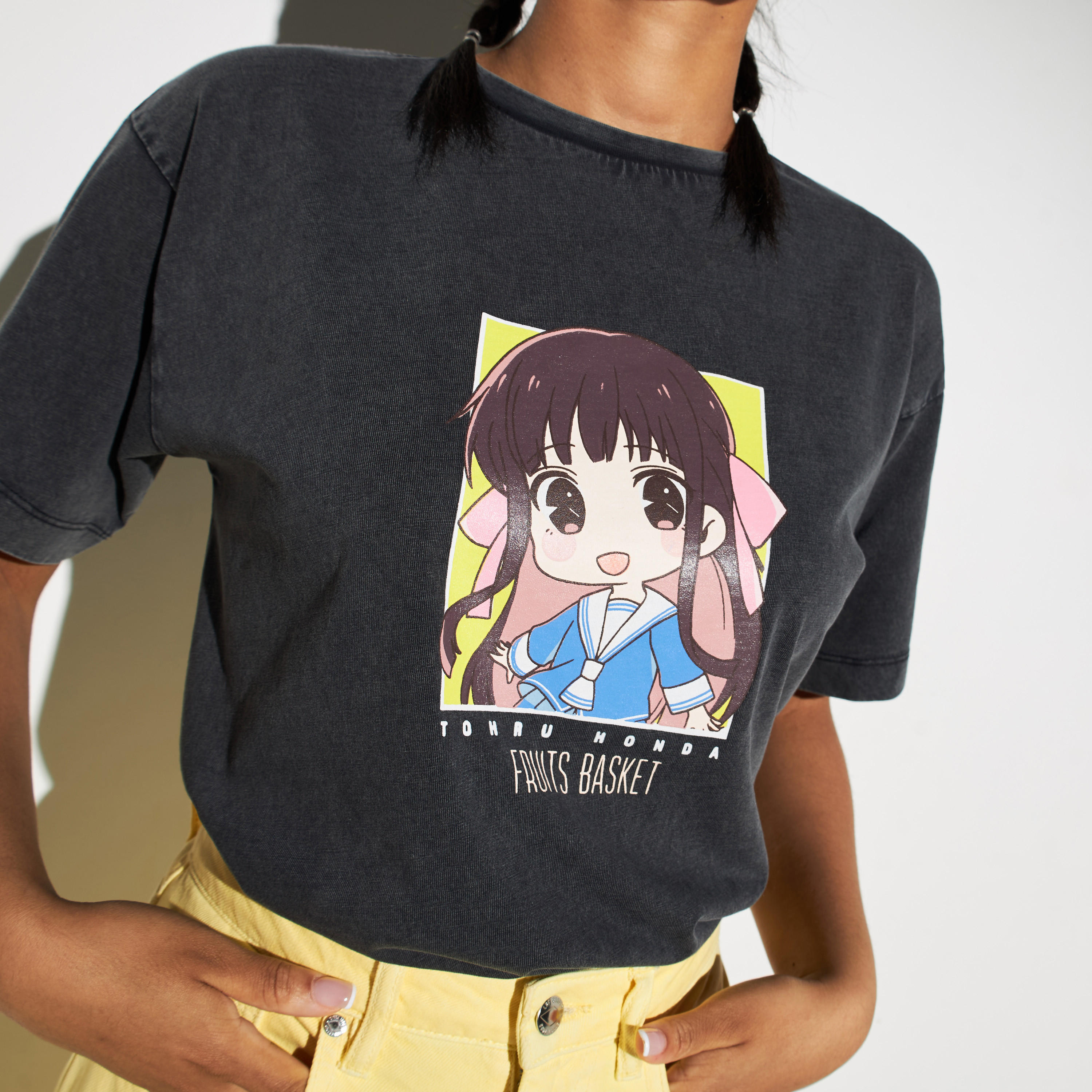 تيشيرت بوكسي بياقة مستديرة وطبعات-women-clothing-tshirts-image-3