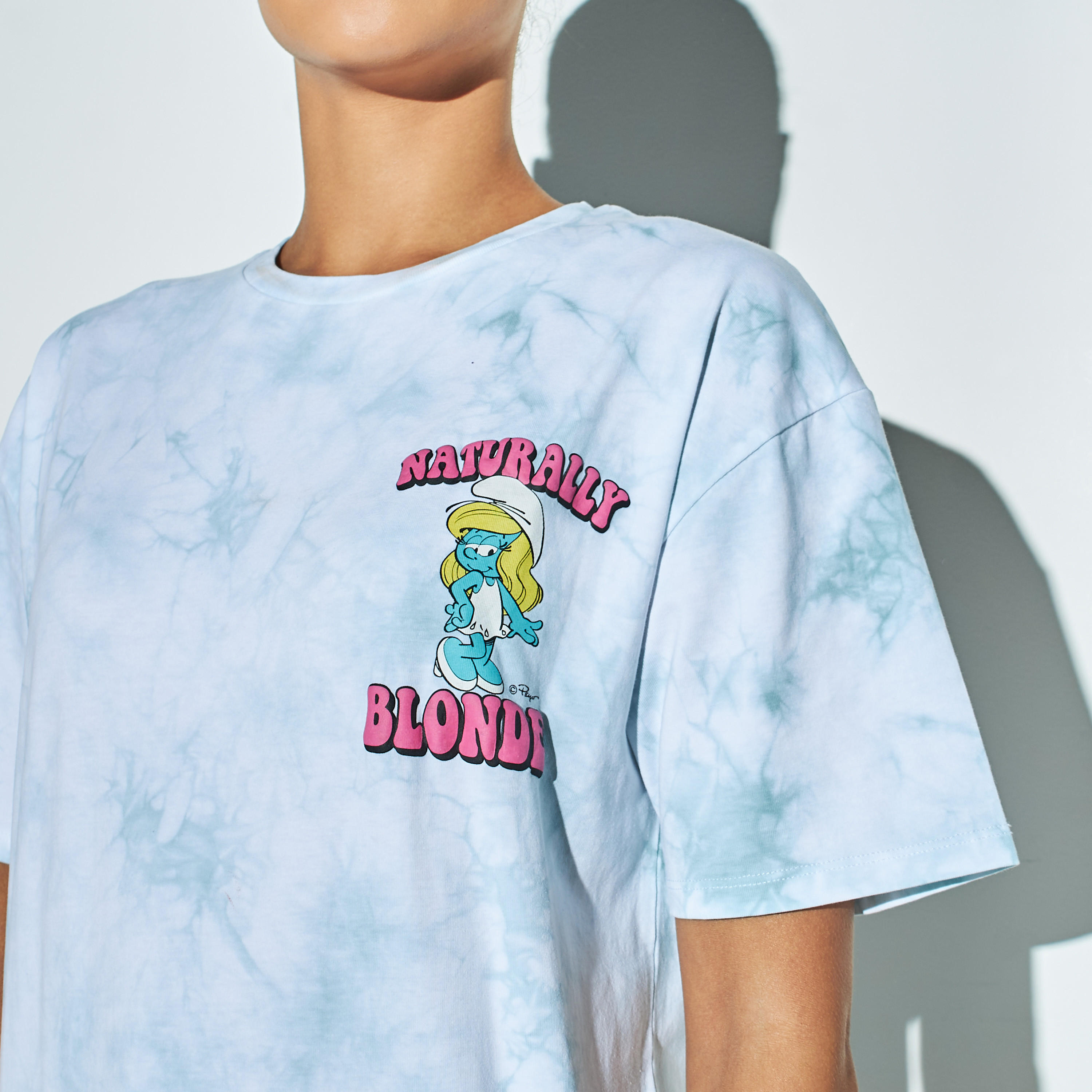 تيشيرت بياقة مستديرة وأكمام قصيرة وطبعات-women-clothing-tshirts-image-4
