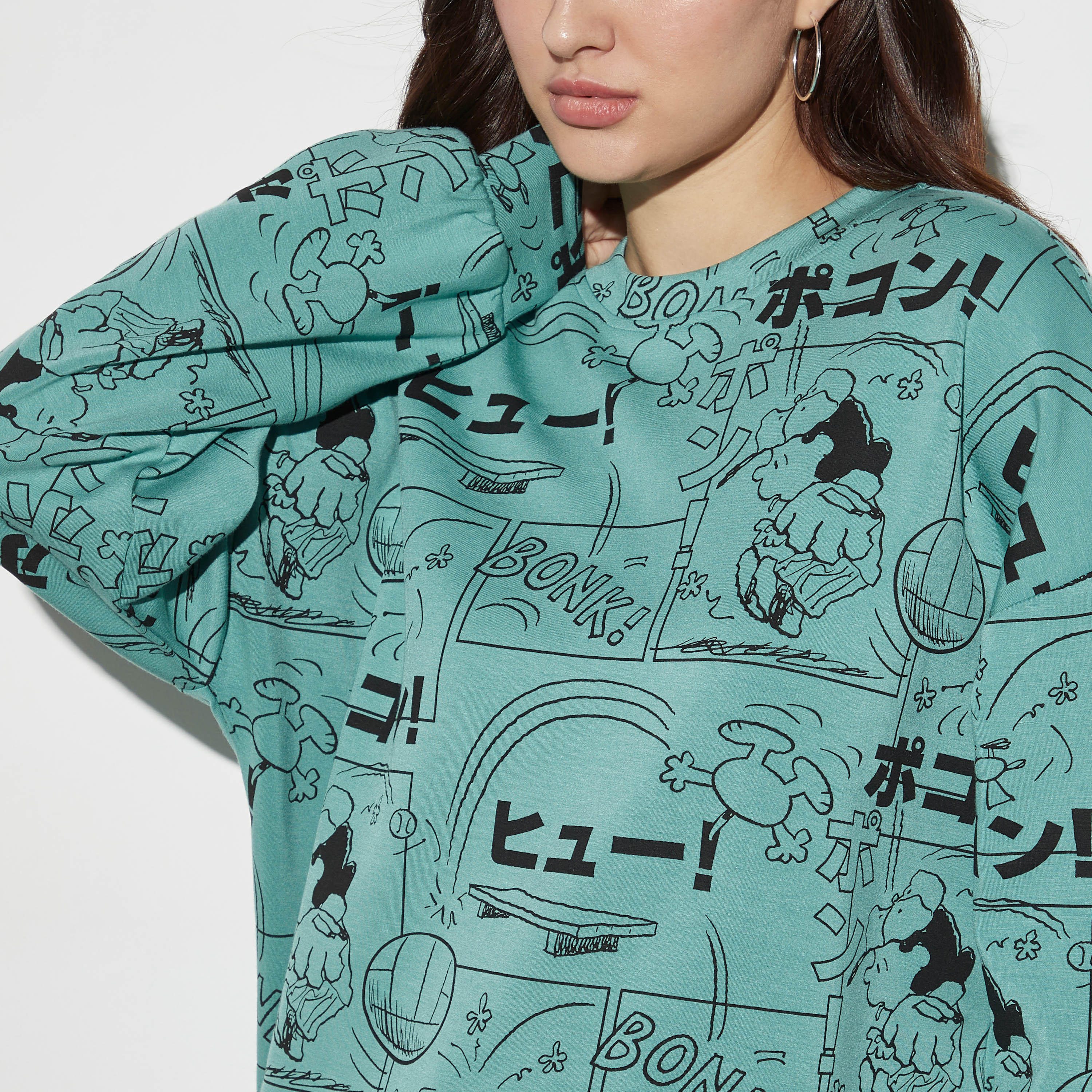 سويت شيرت بياقة ضيقة وأكمام طويلة وطبعات-women-winterwear-hoodiesandsweatshirts-sweatshirts-image-4