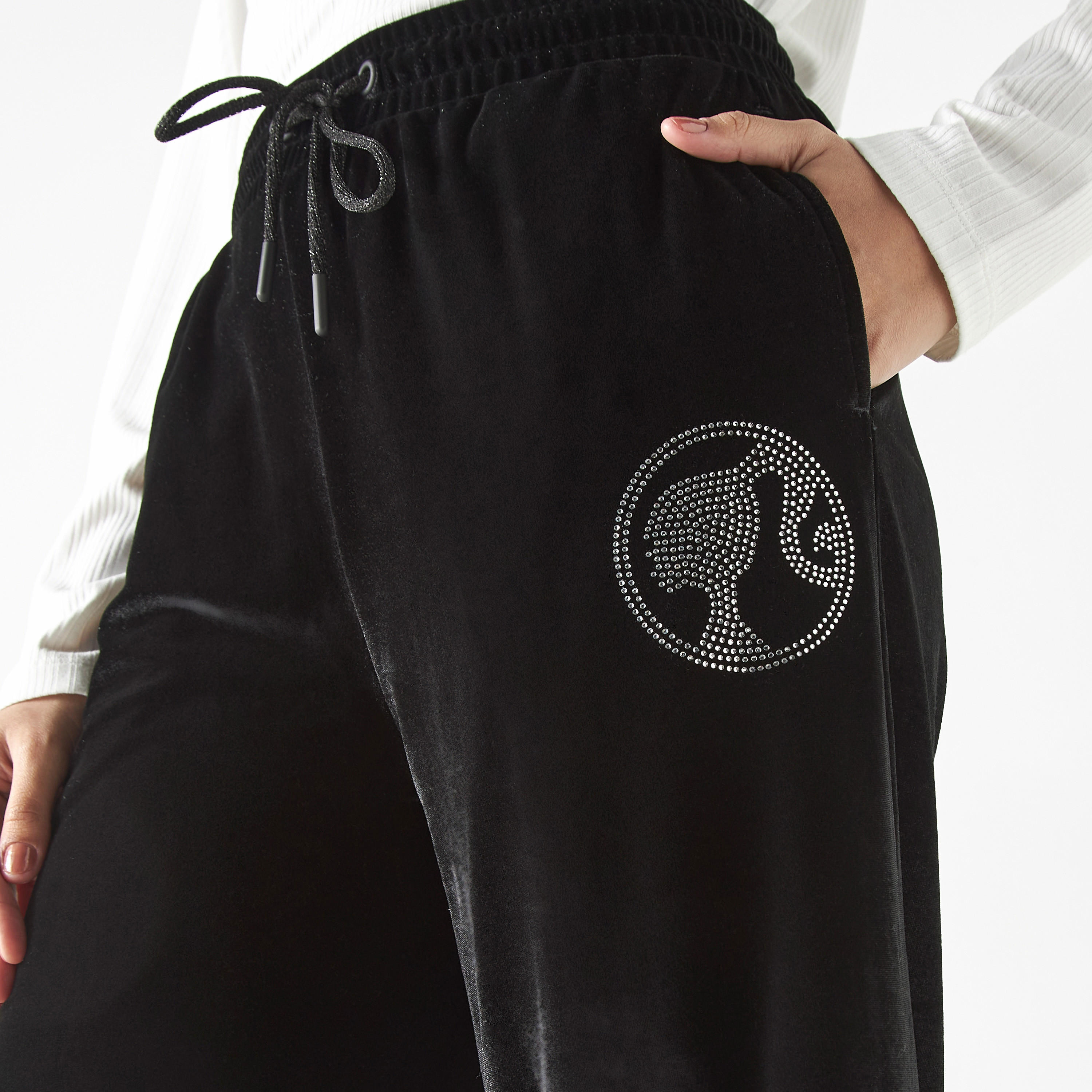 بنطلون مزيّن واسع السّاقين برباط إغلاق-women-clothing-bottoms-trousers-image-4