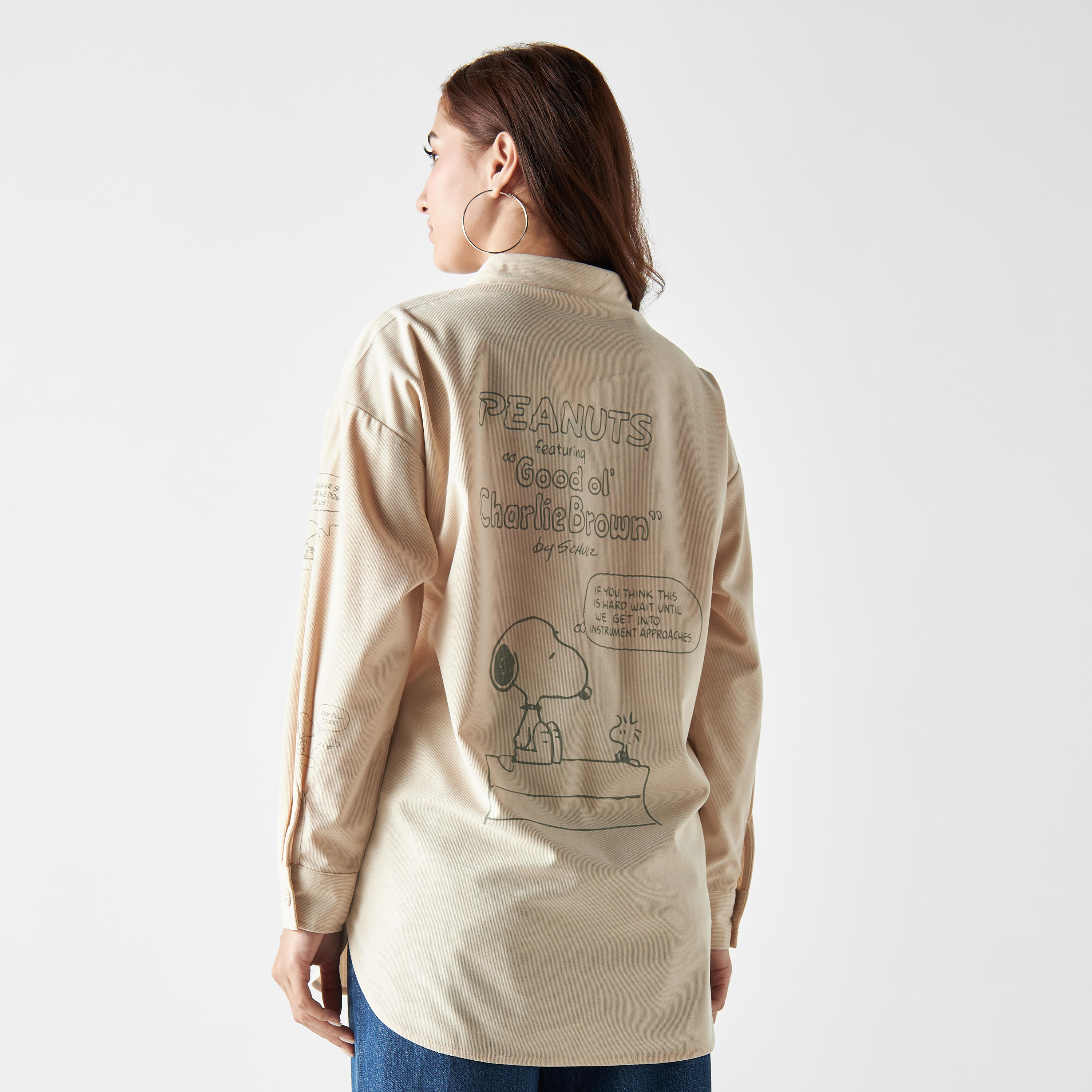 قميص بأكمام منسدلة وجيب وطبعات-women-clothing-shirtsandblouses-shirts-image-3